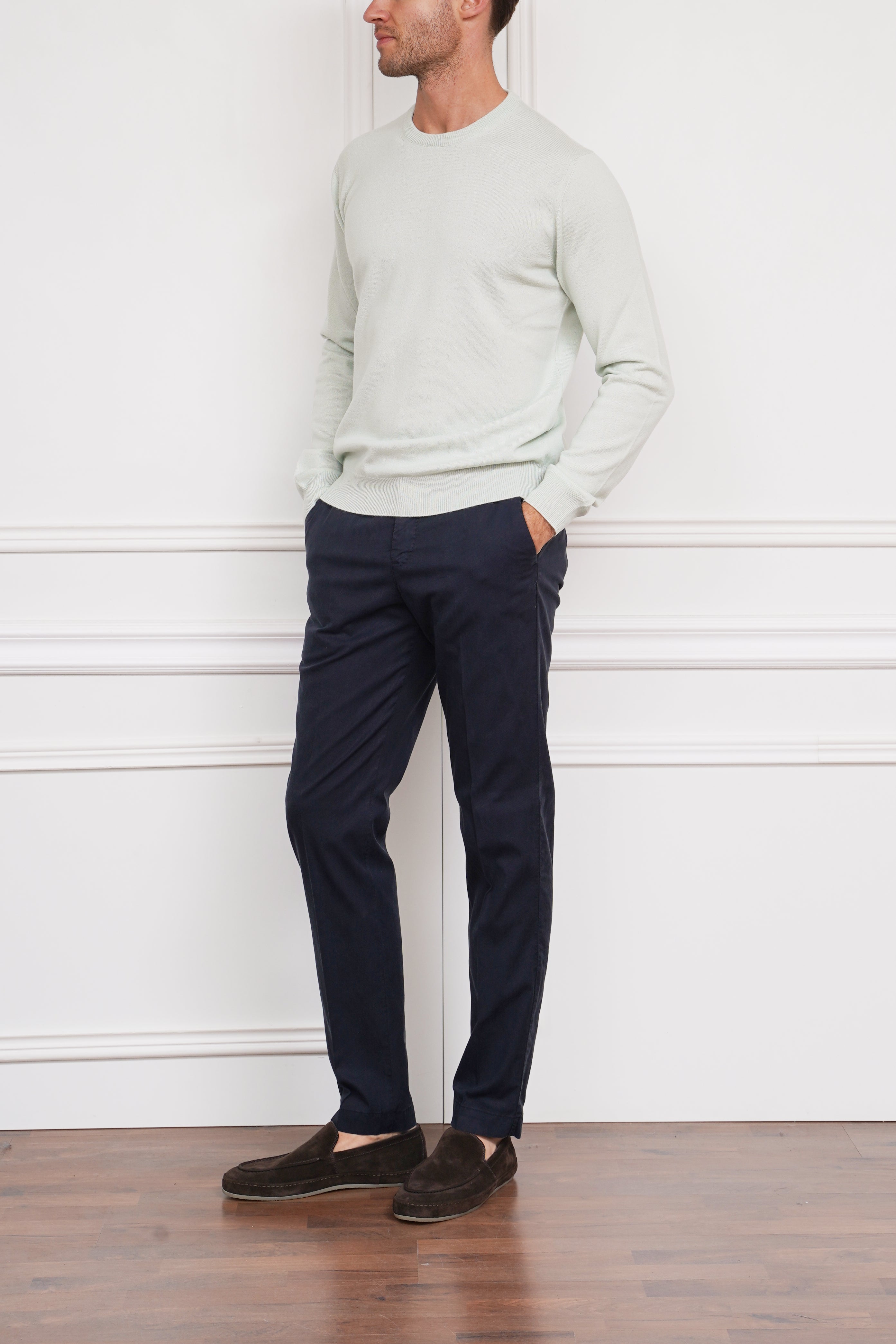 Pullover in pastellgrün