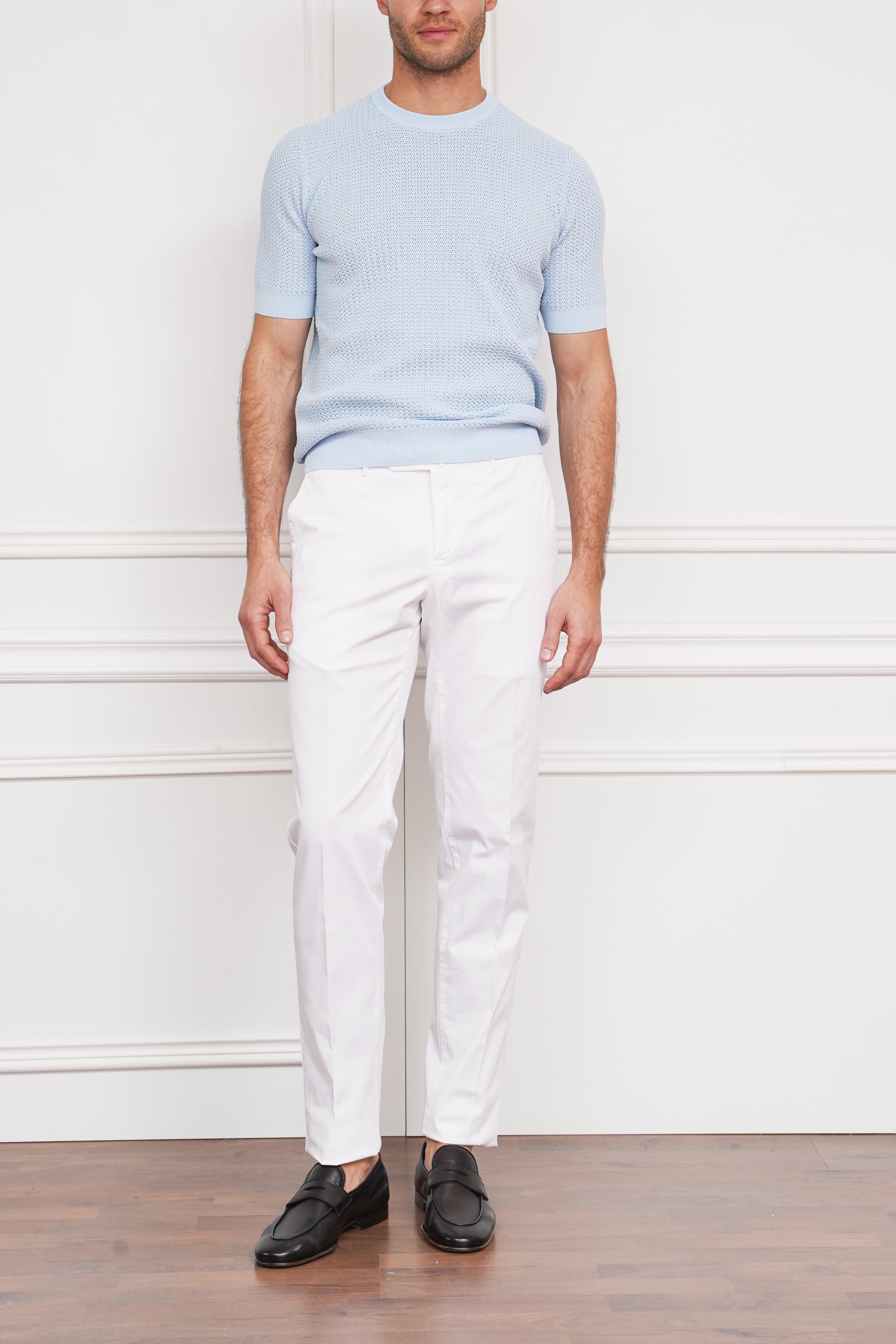 Chino in weiß