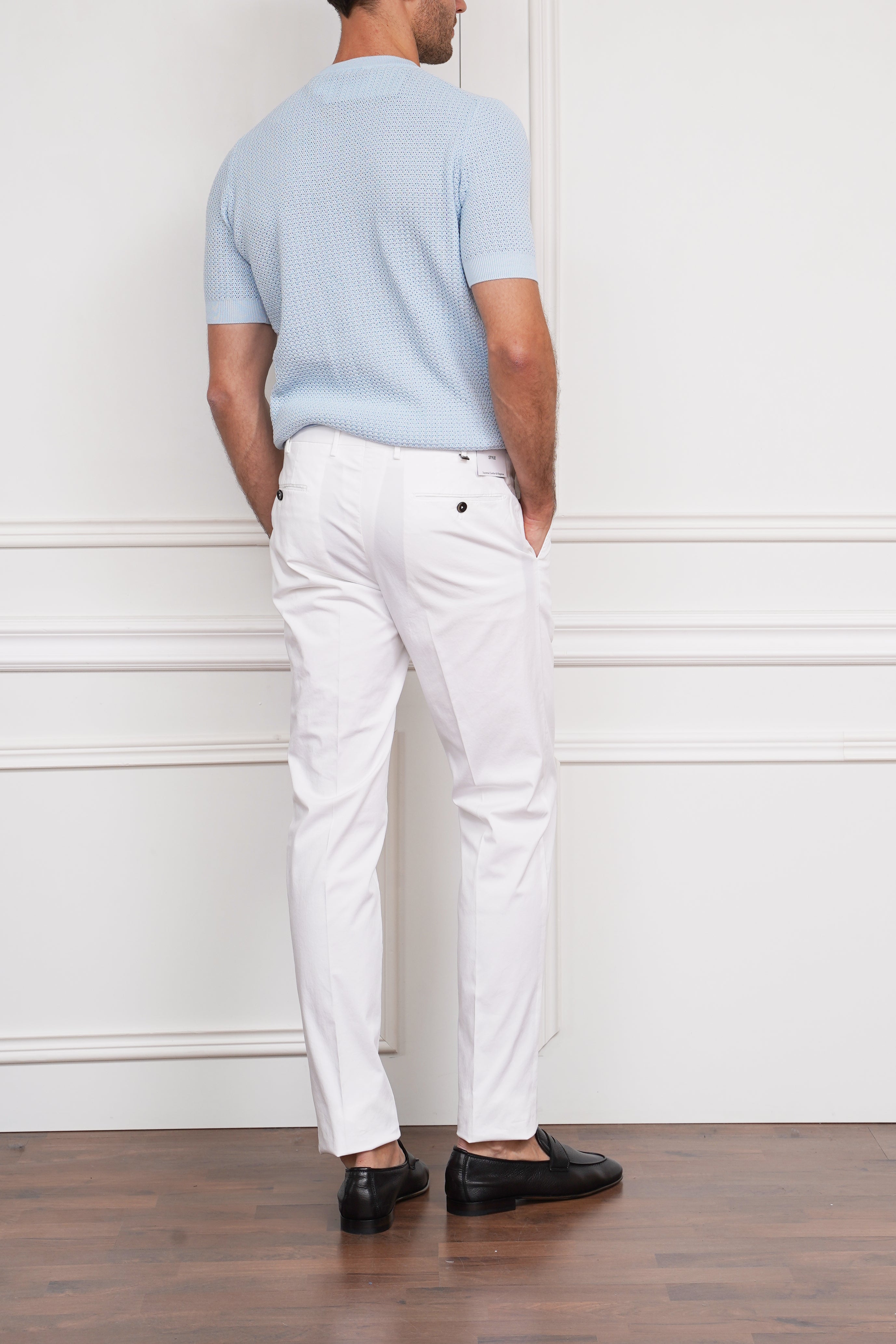 Chino in weiß