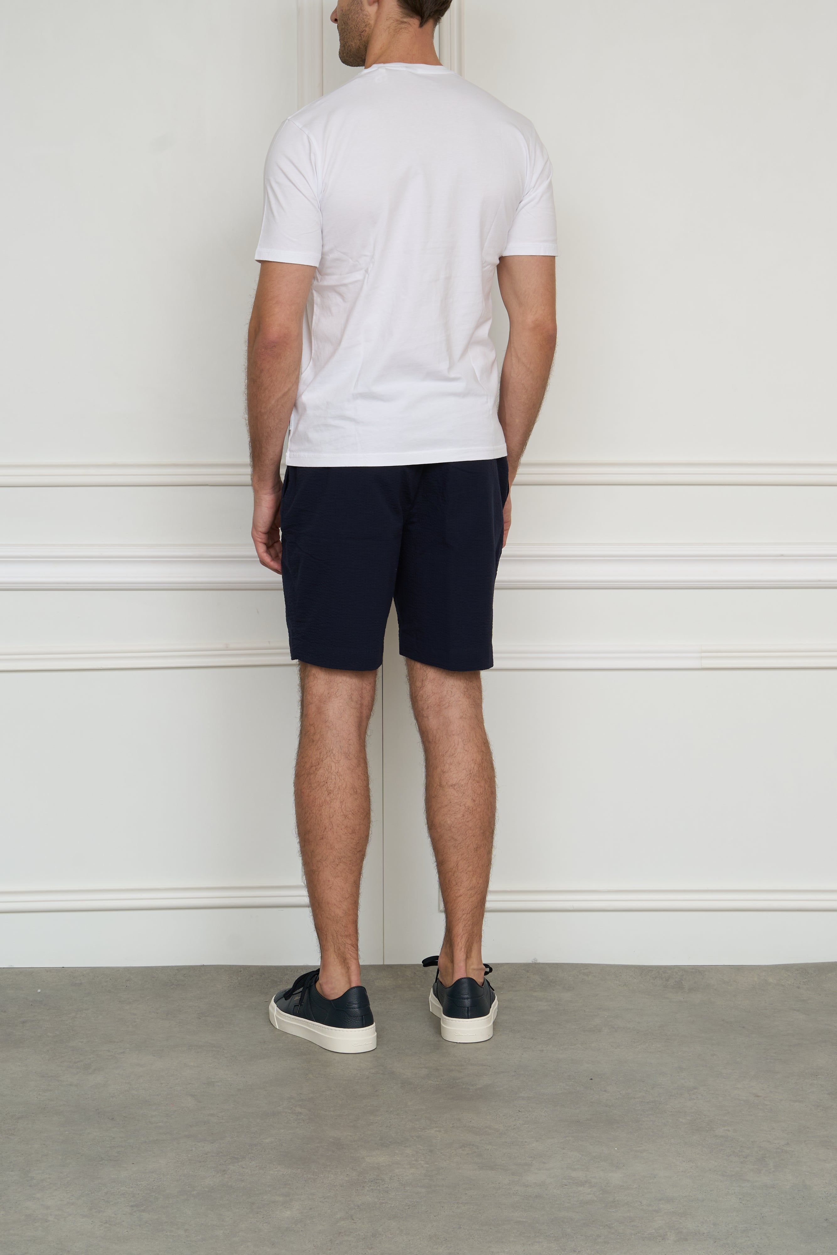 T-shirt with breast pocket in white