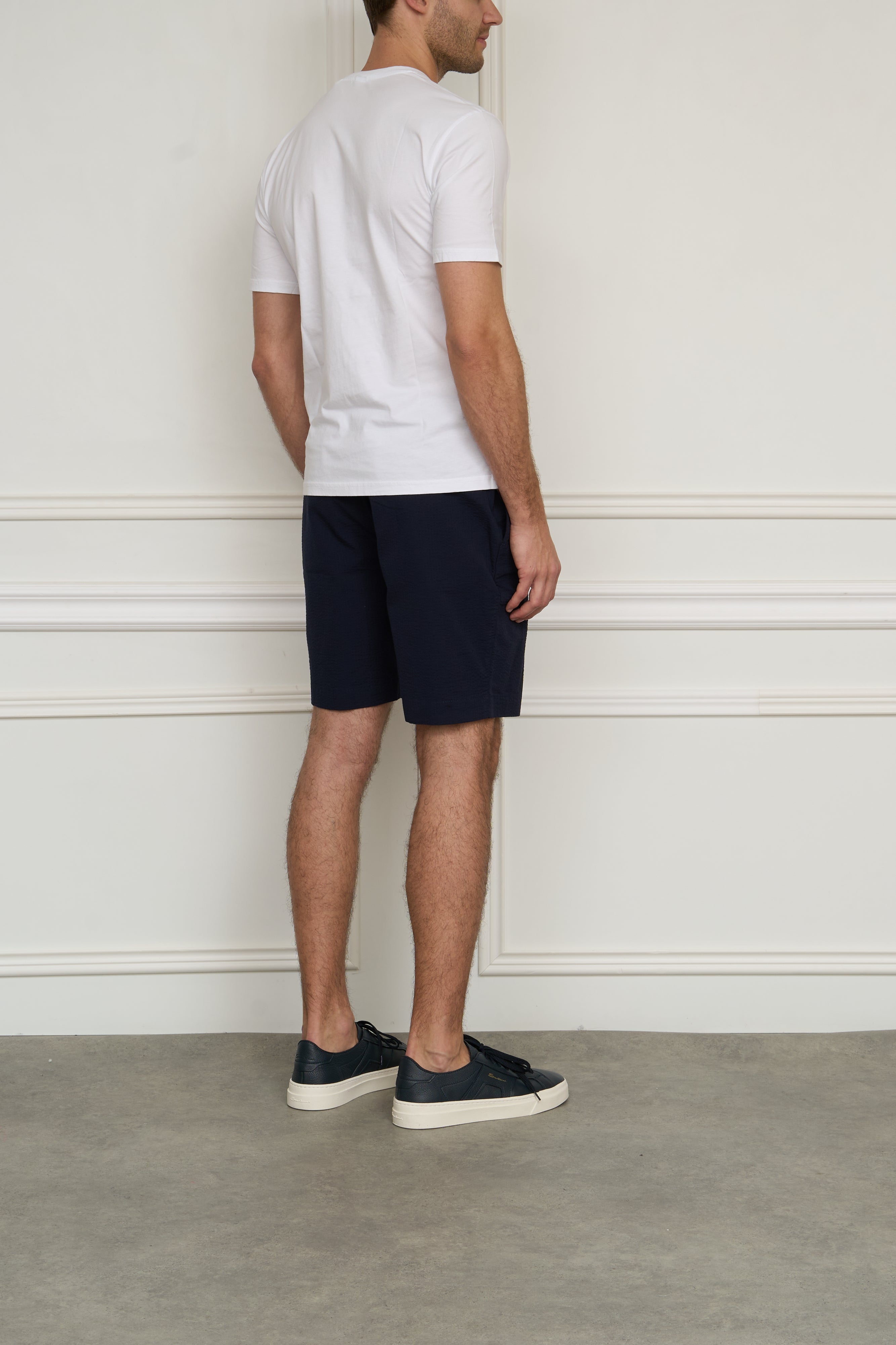 T-shirt with breast pocket in white