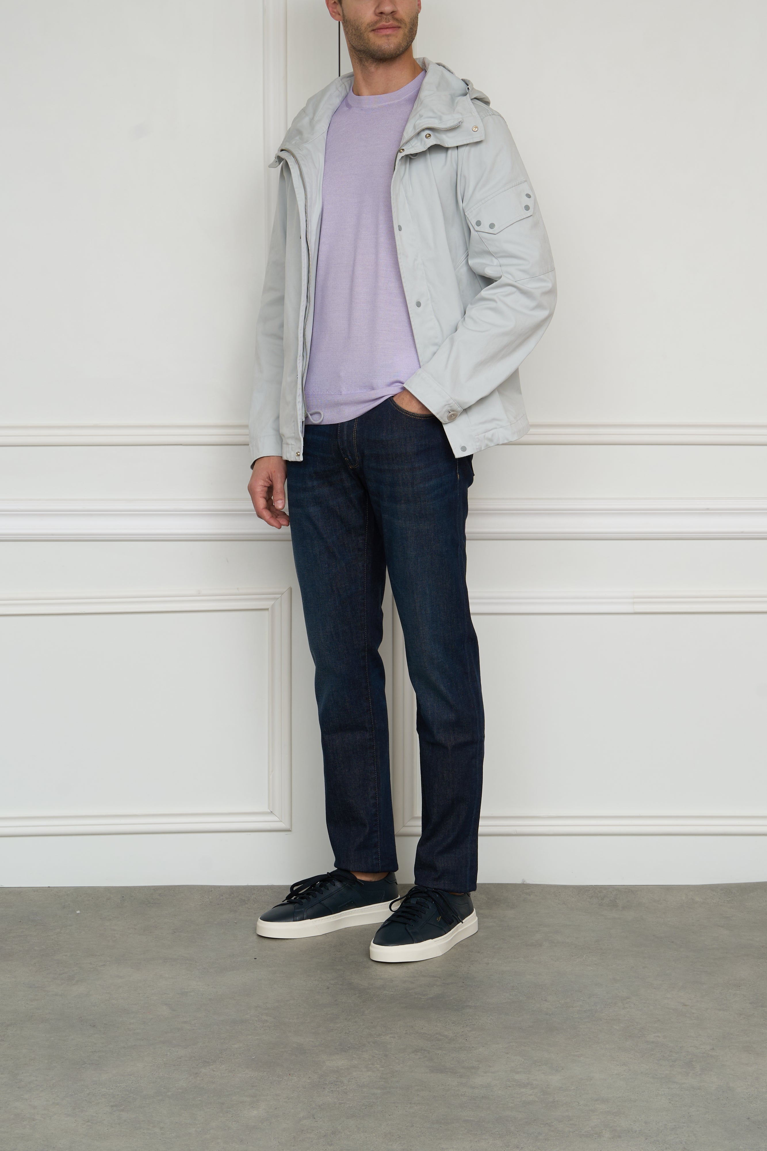 Jacket in grey