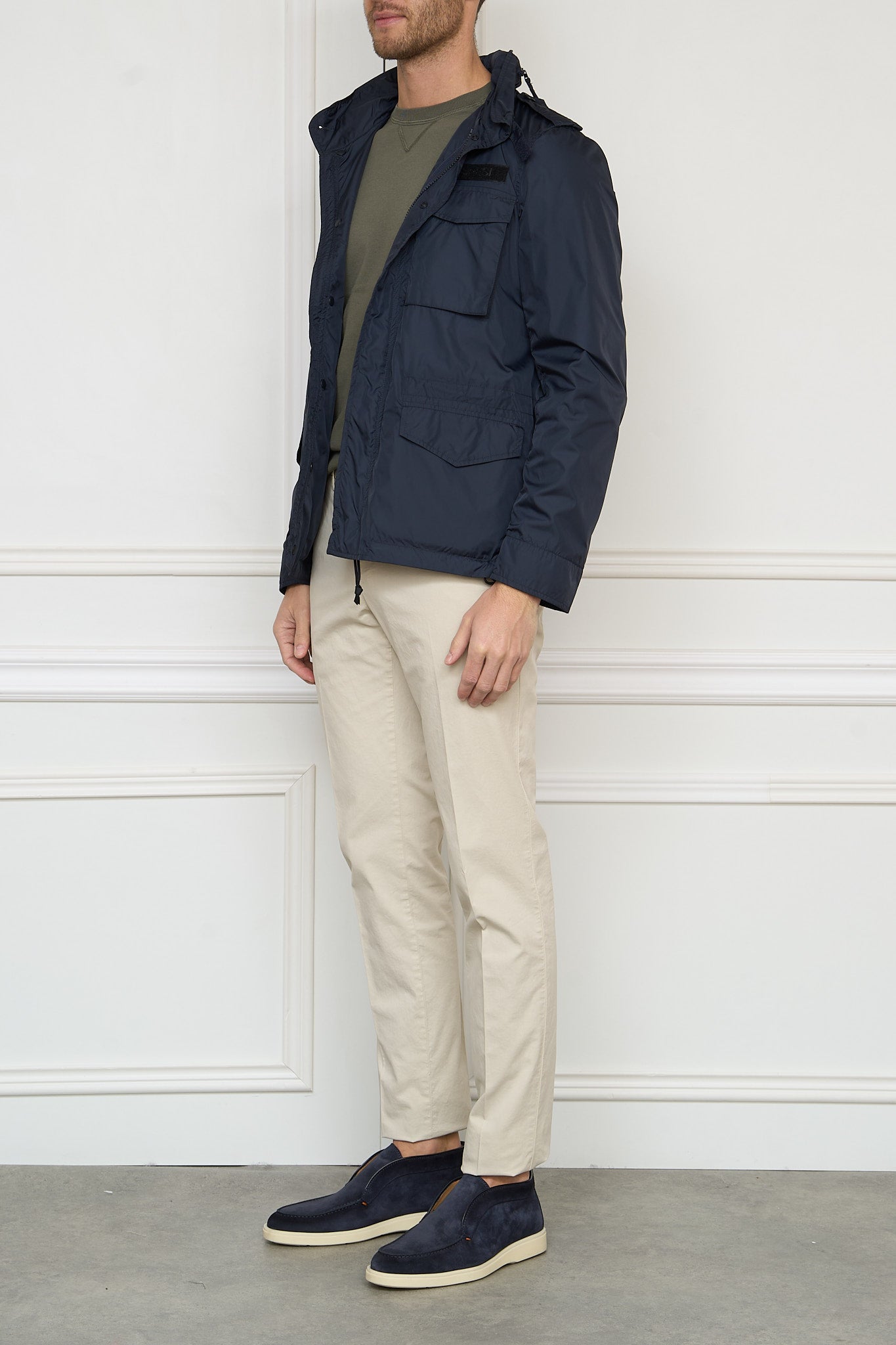 Jacket in blue