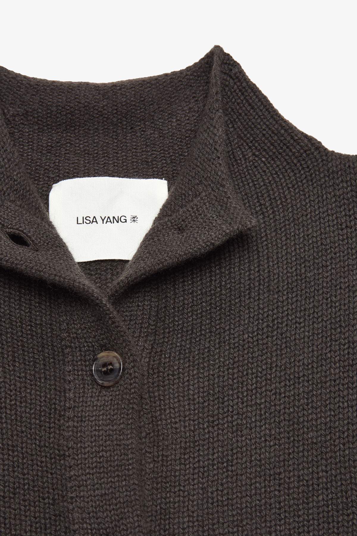 Kaschmir-Strickjacke 'Zirelle' in oliv