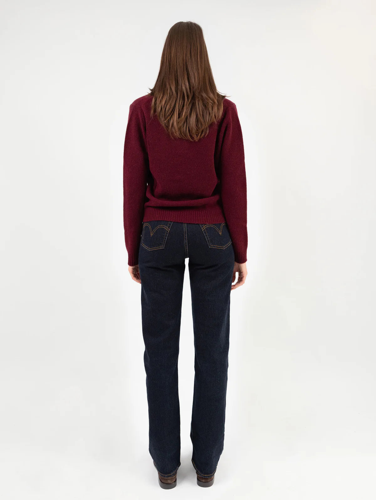 'Lotta' Polo in bordeaux