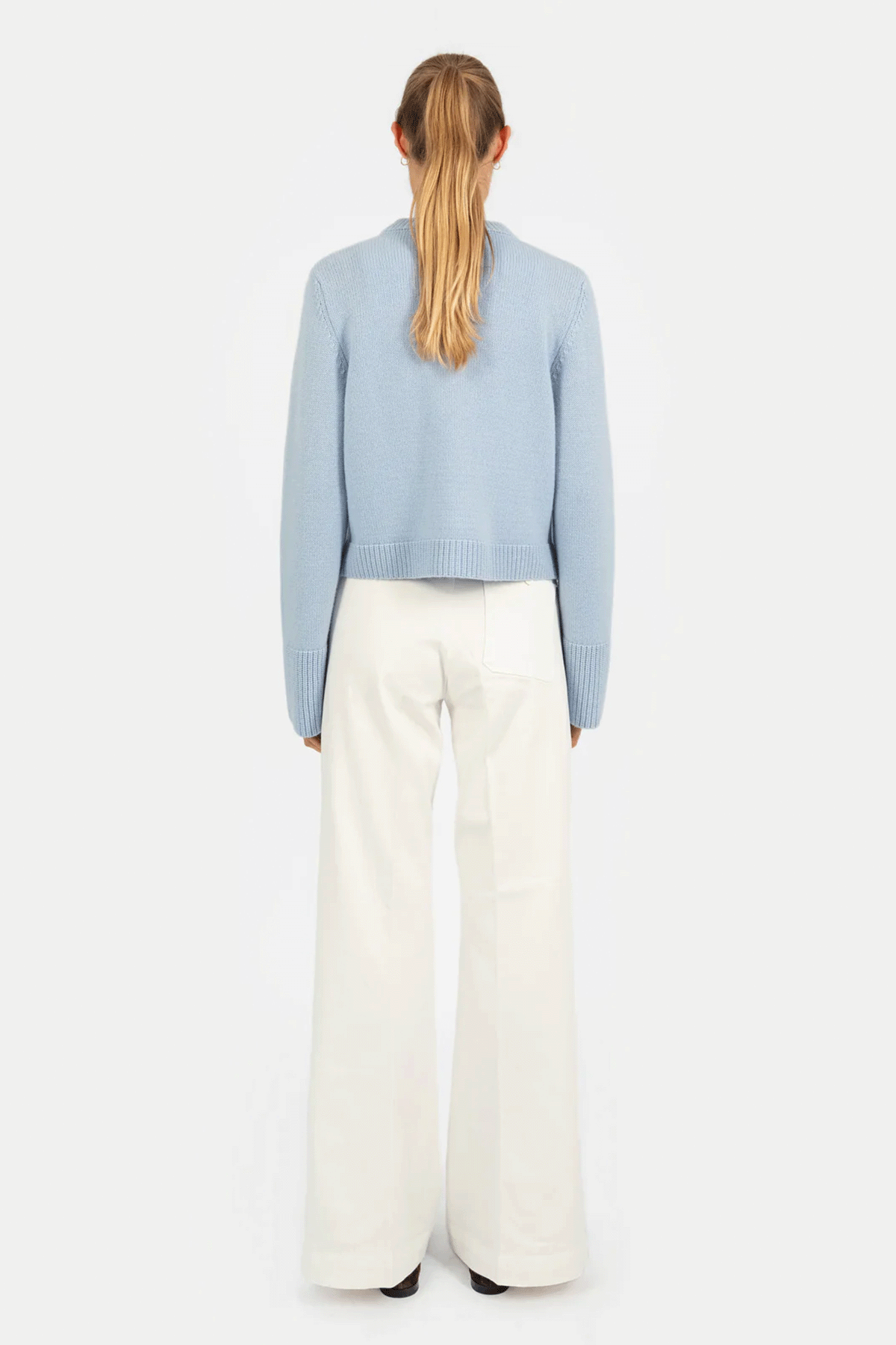 Strickjacke 'Lilly' in hellblau