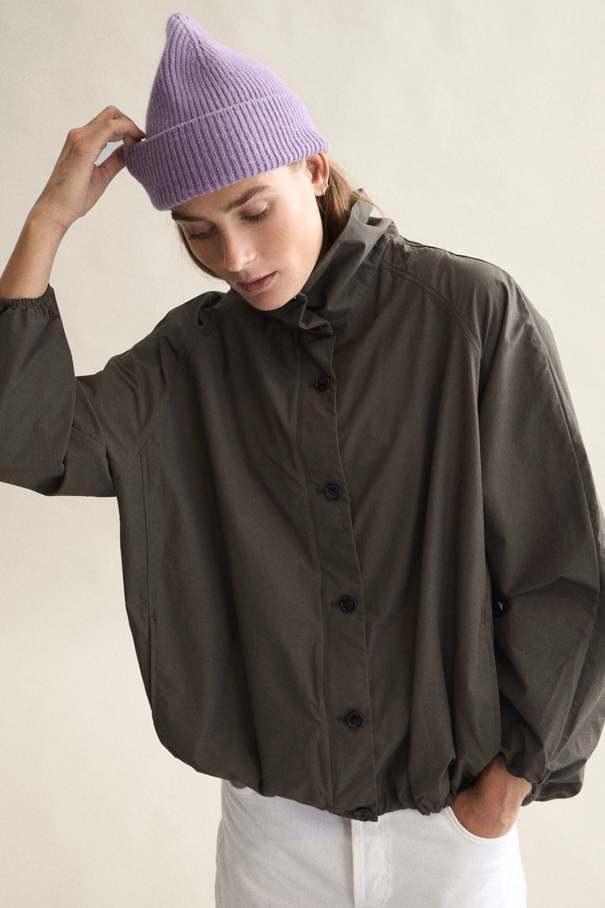 Beanie in lavender