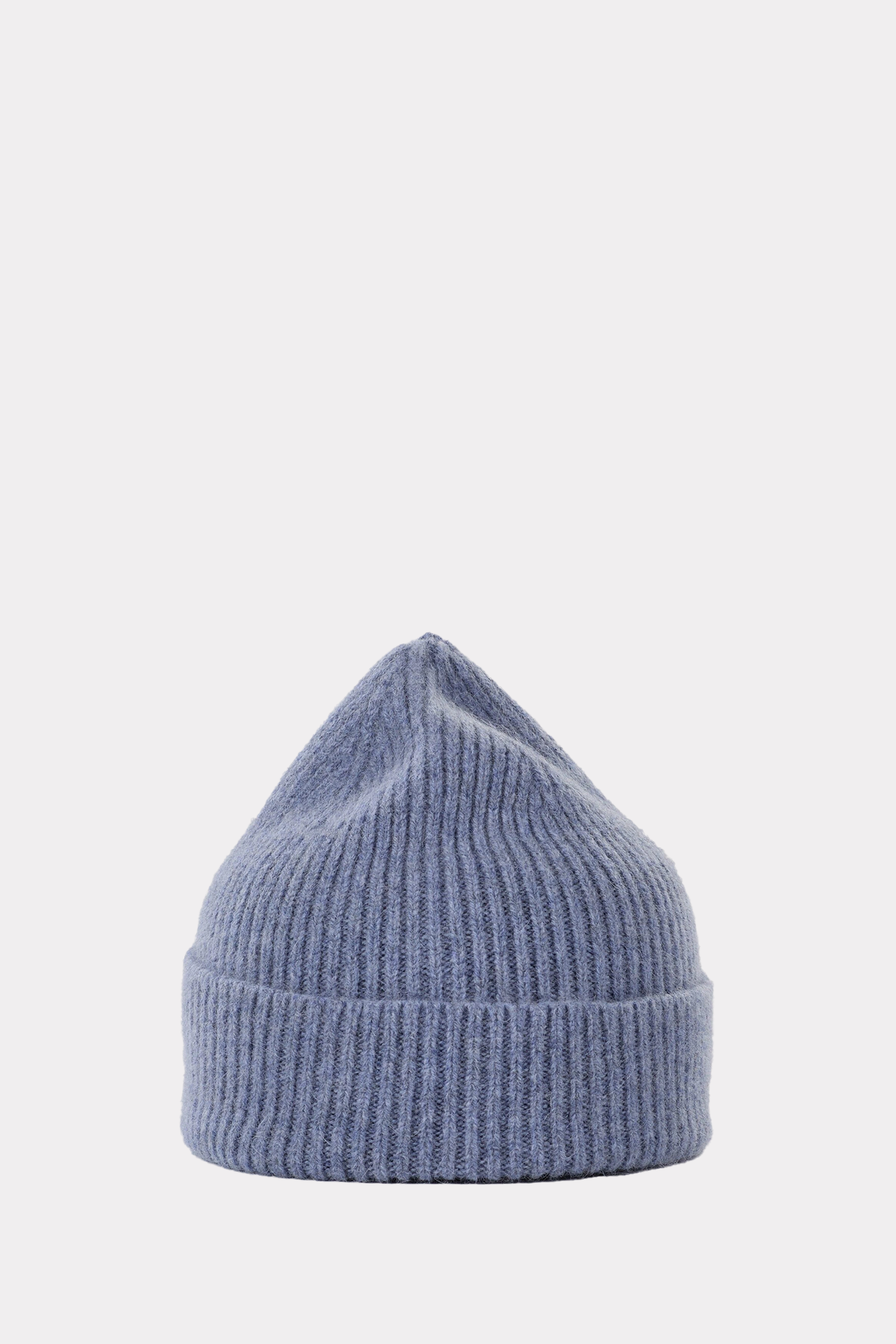 Beanie in washed denim
