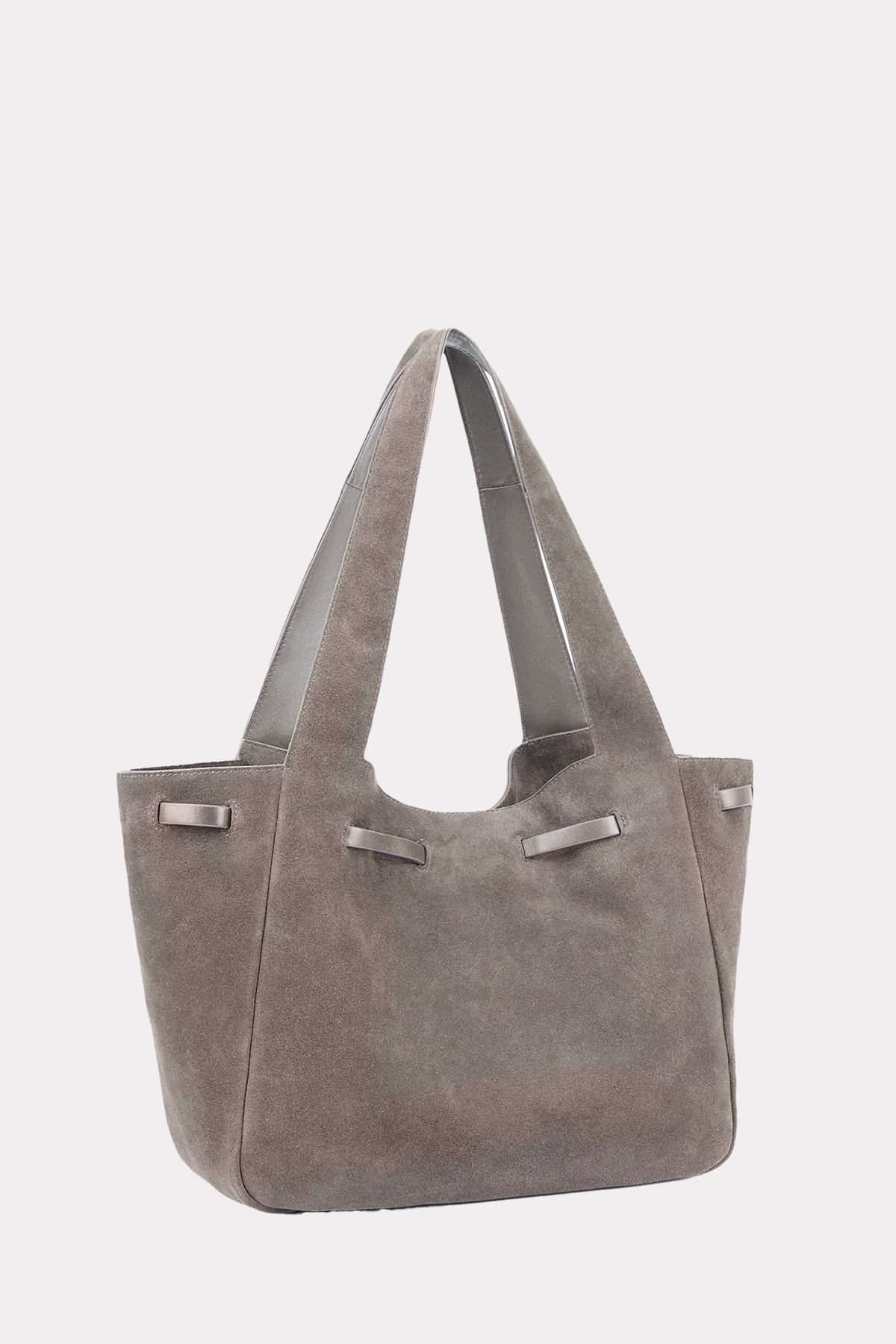 Wildledertasche in beige
