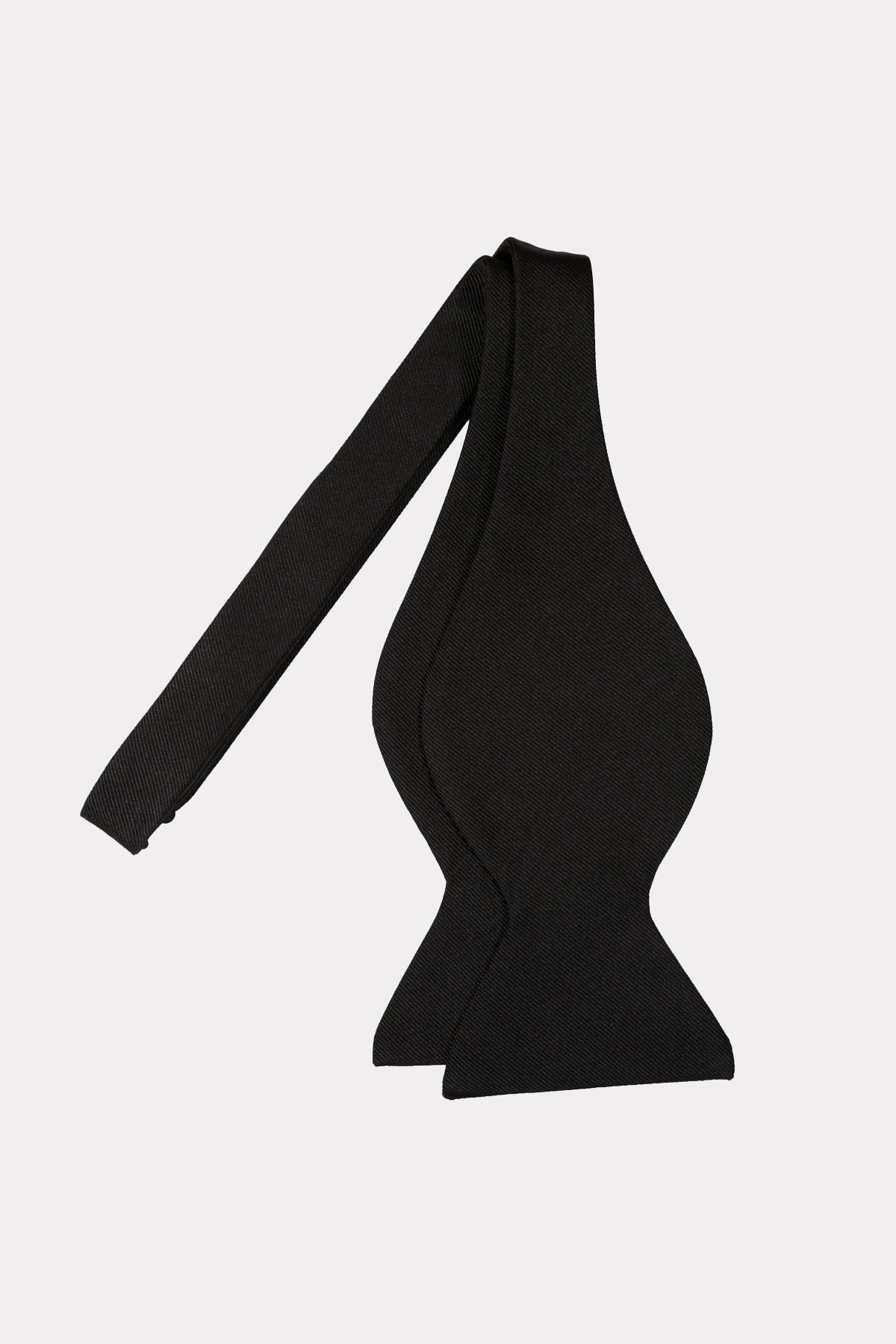 FLIEGE IN GROSGRAIN IN SCHWARZ