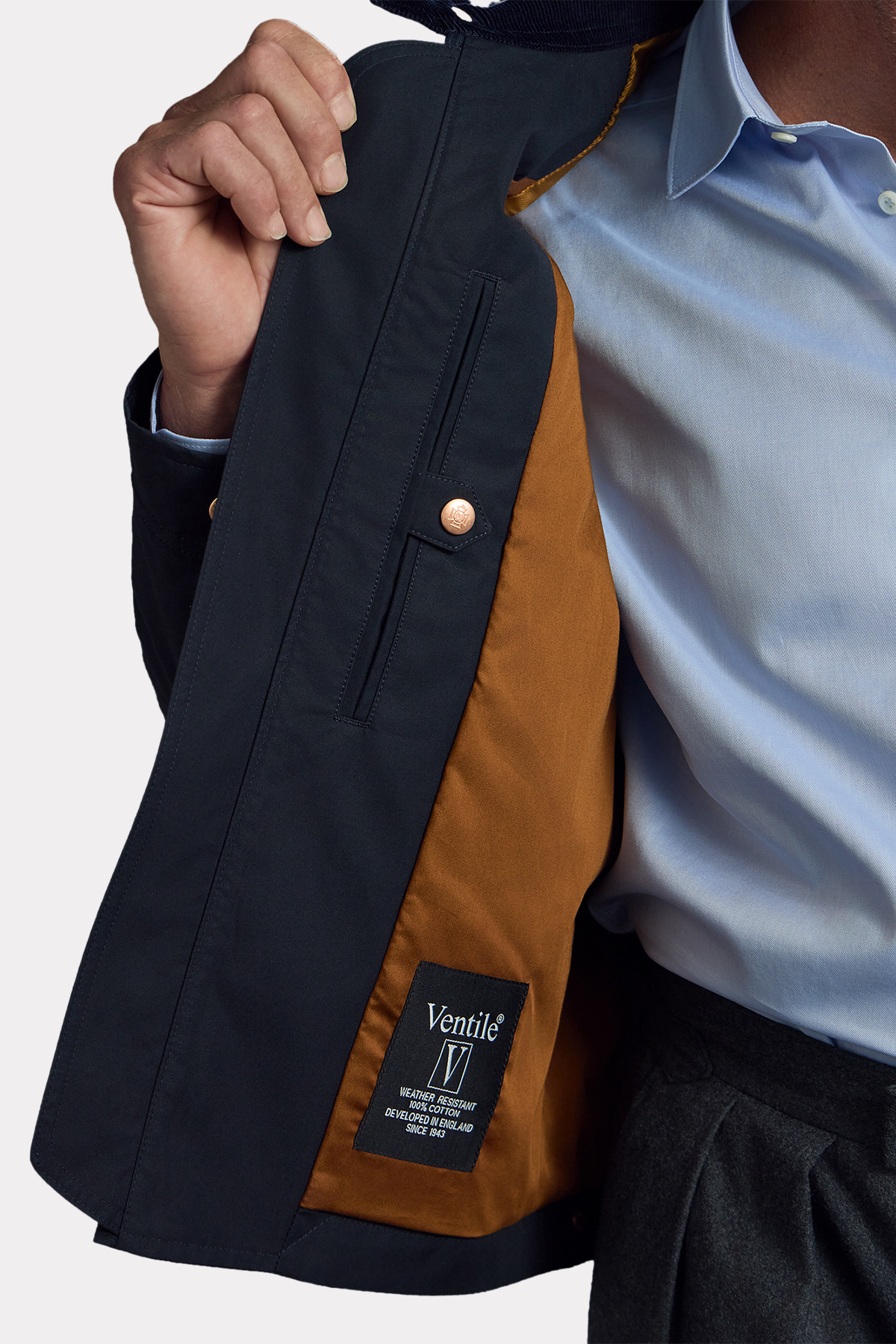 Jacke in marine