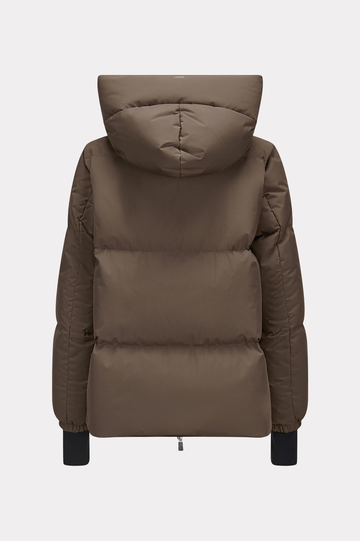 Short down jacket in blue/white