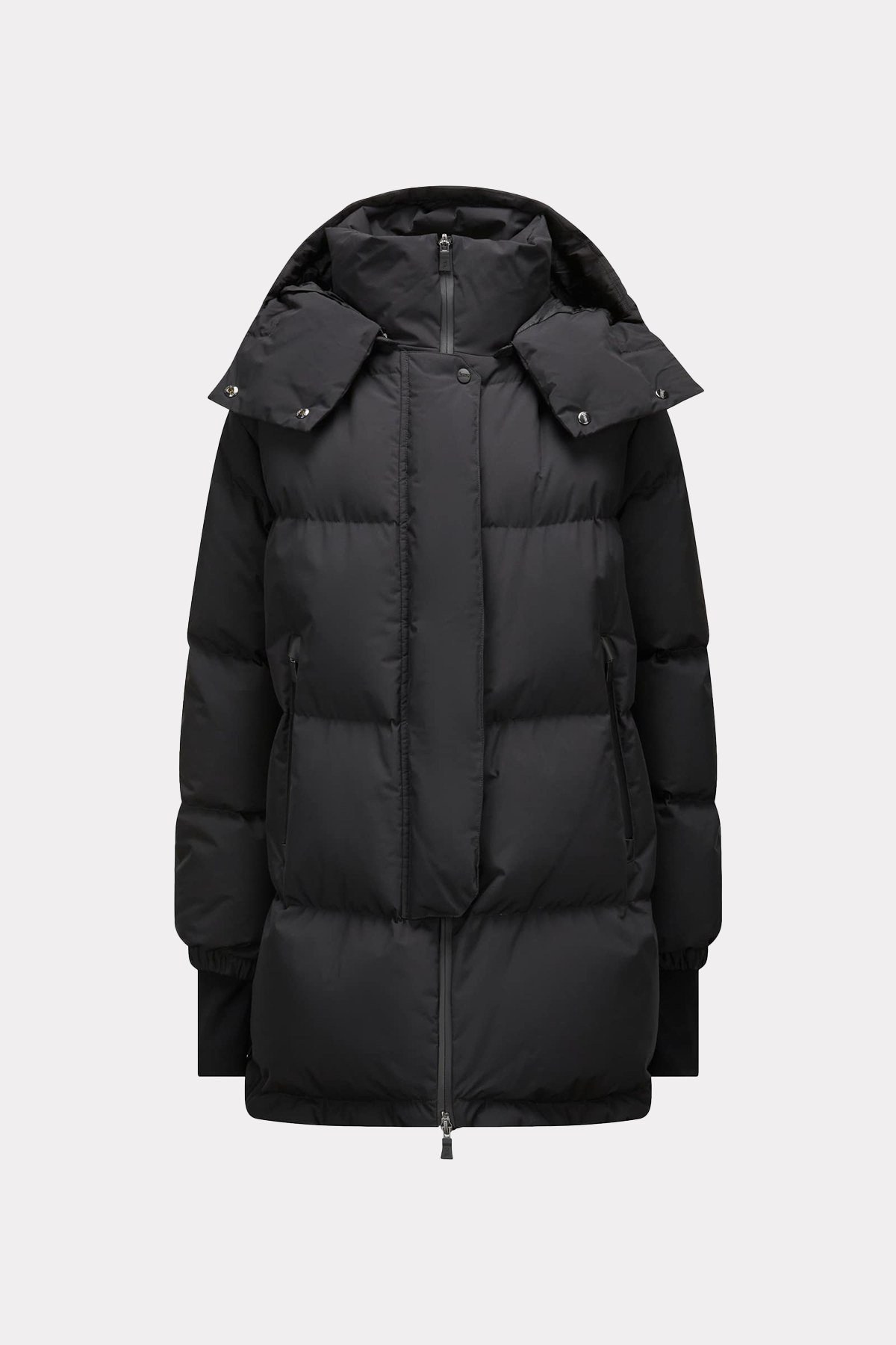 Short down jacket in blue/white