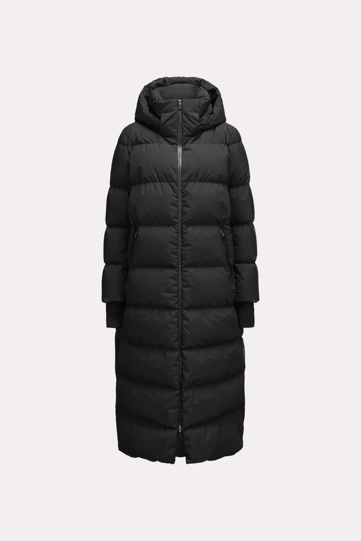 Short down jacket in blue/white