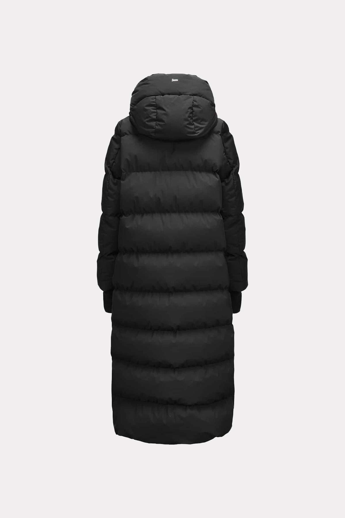 Short down jacket in blue/white