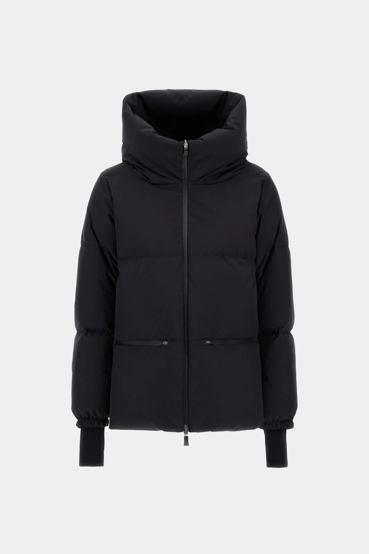 Daunenjacke in schwarz