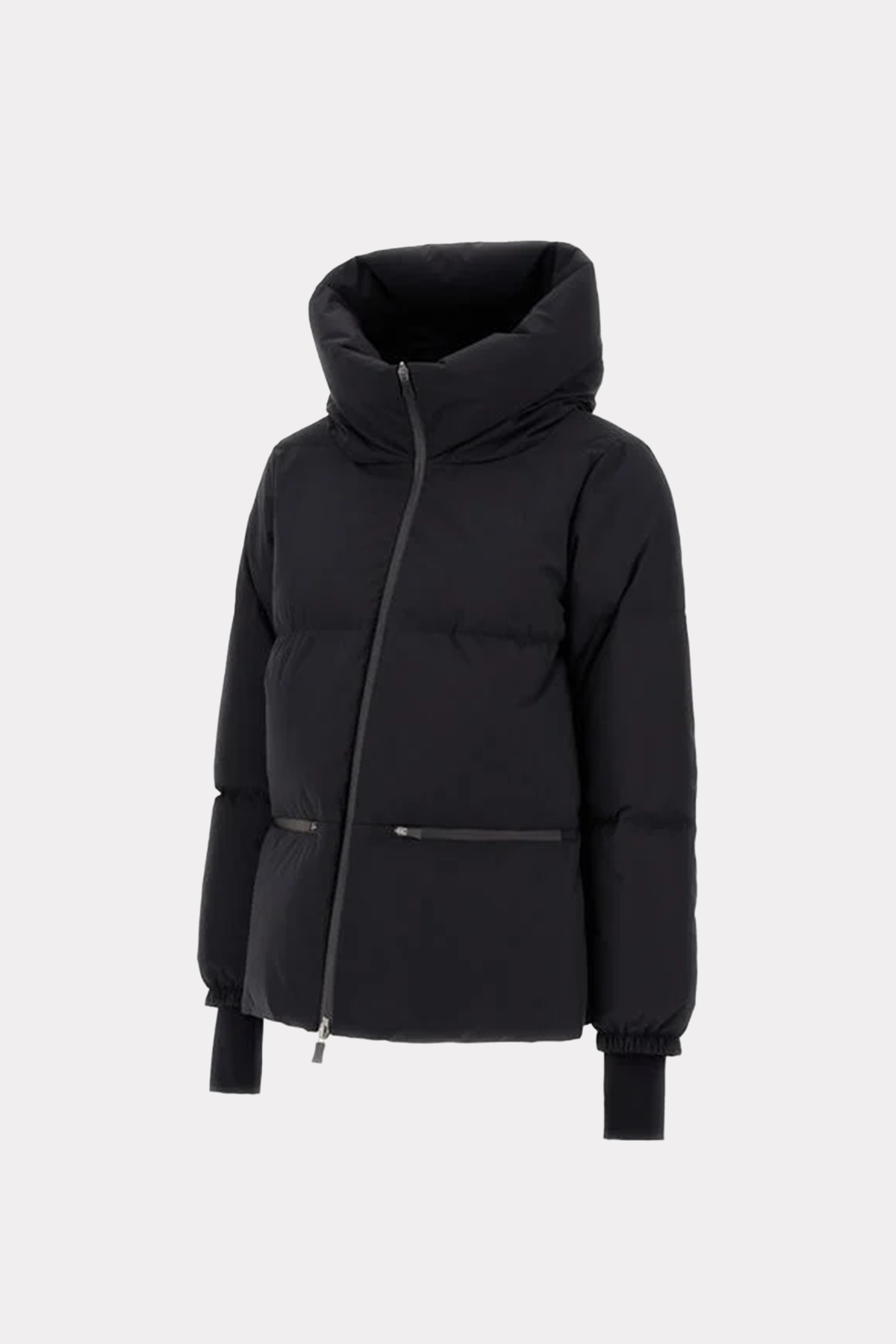 Daunenjacke in schwarz