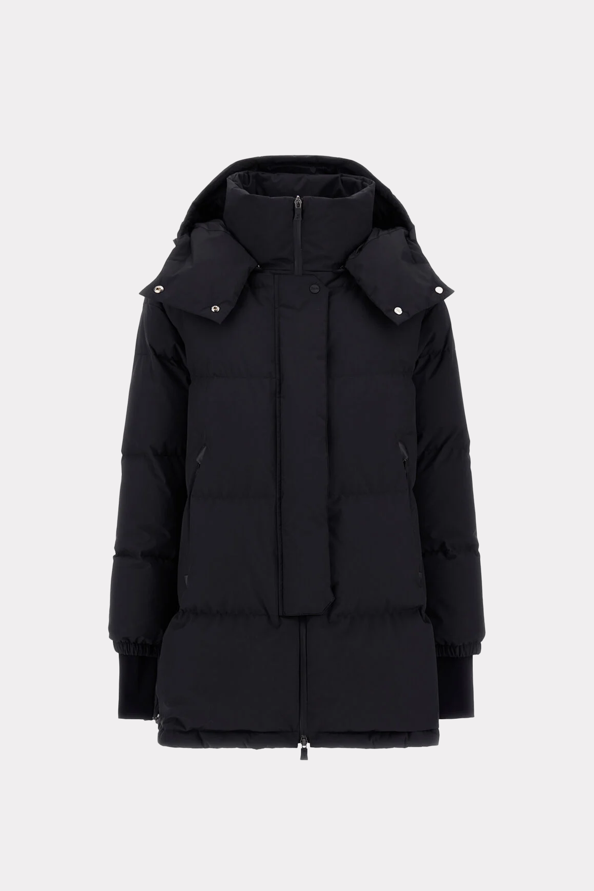 Daunenjacke in schwarz