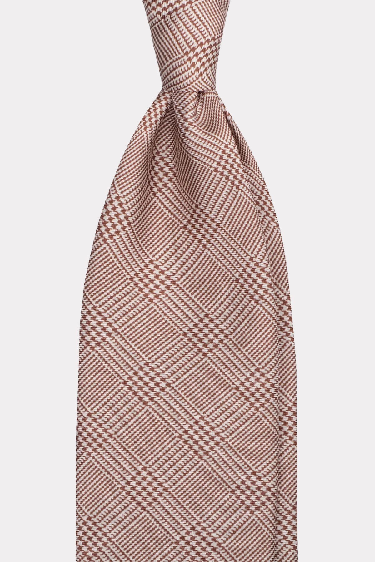 Tie in brown