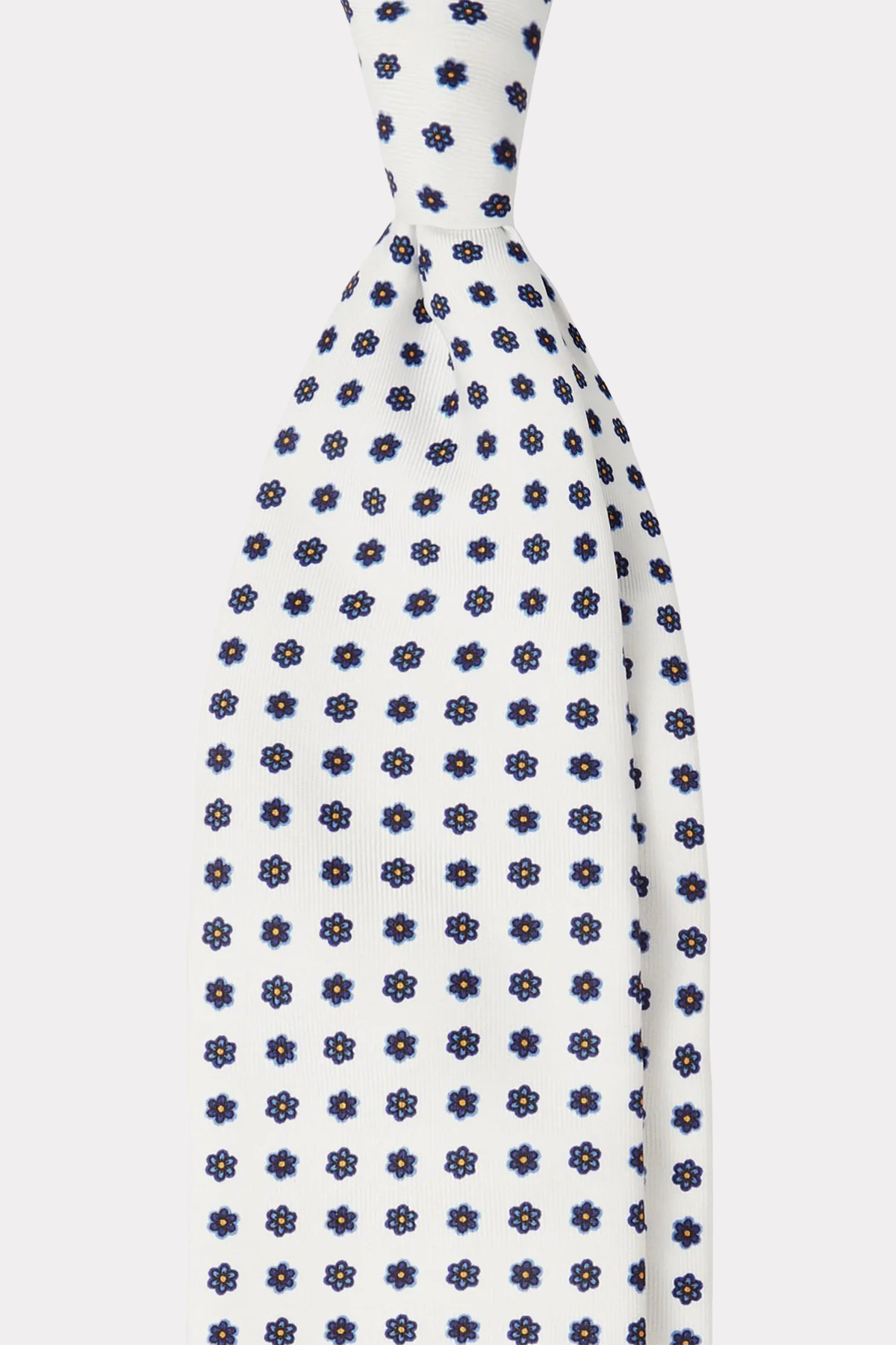 Tie in white