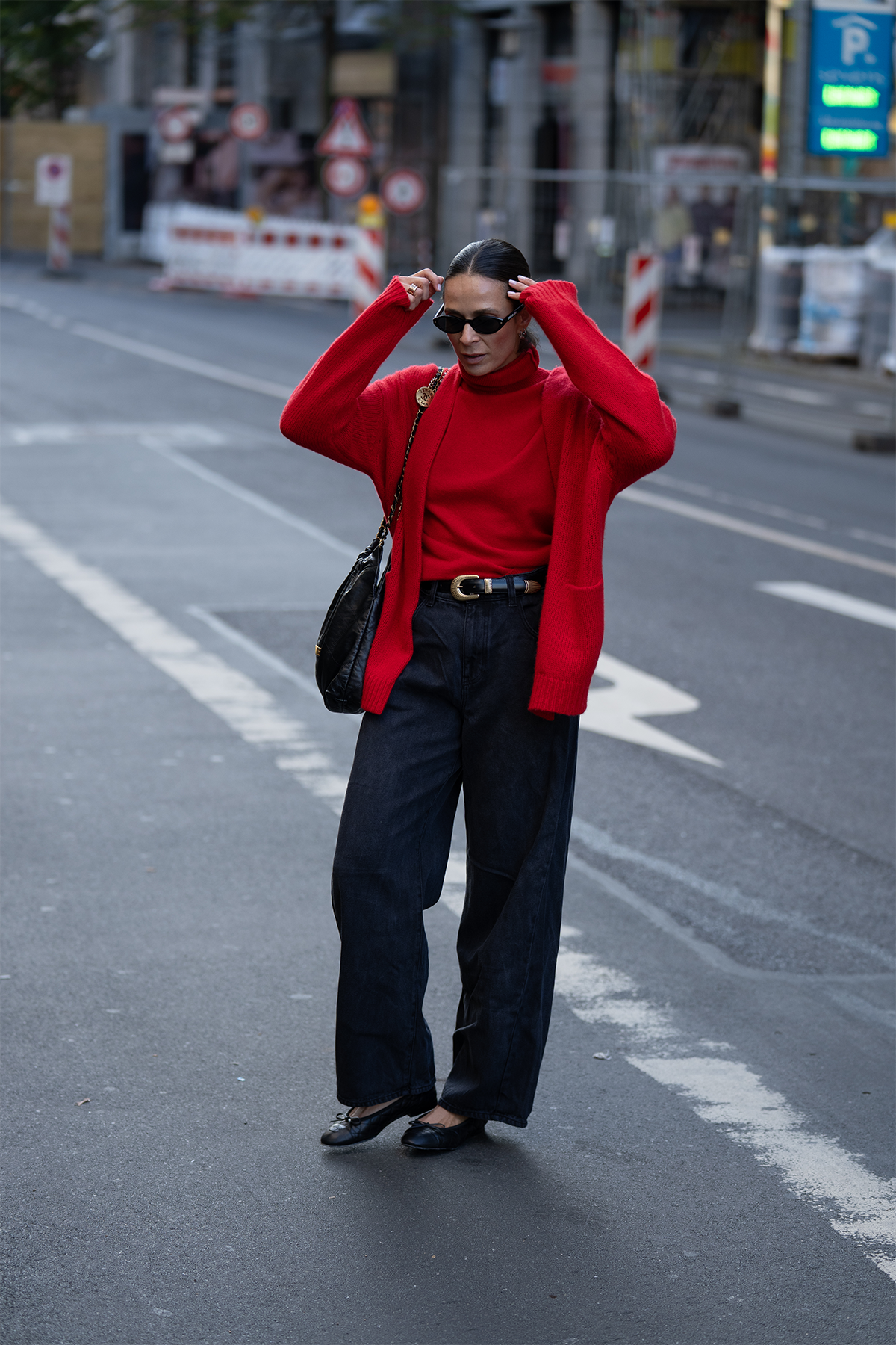 Shop the Look – Sminfinity Strickjacke aus Kaschmir-Seide in rot | C. Wirschke Düsseldorf
