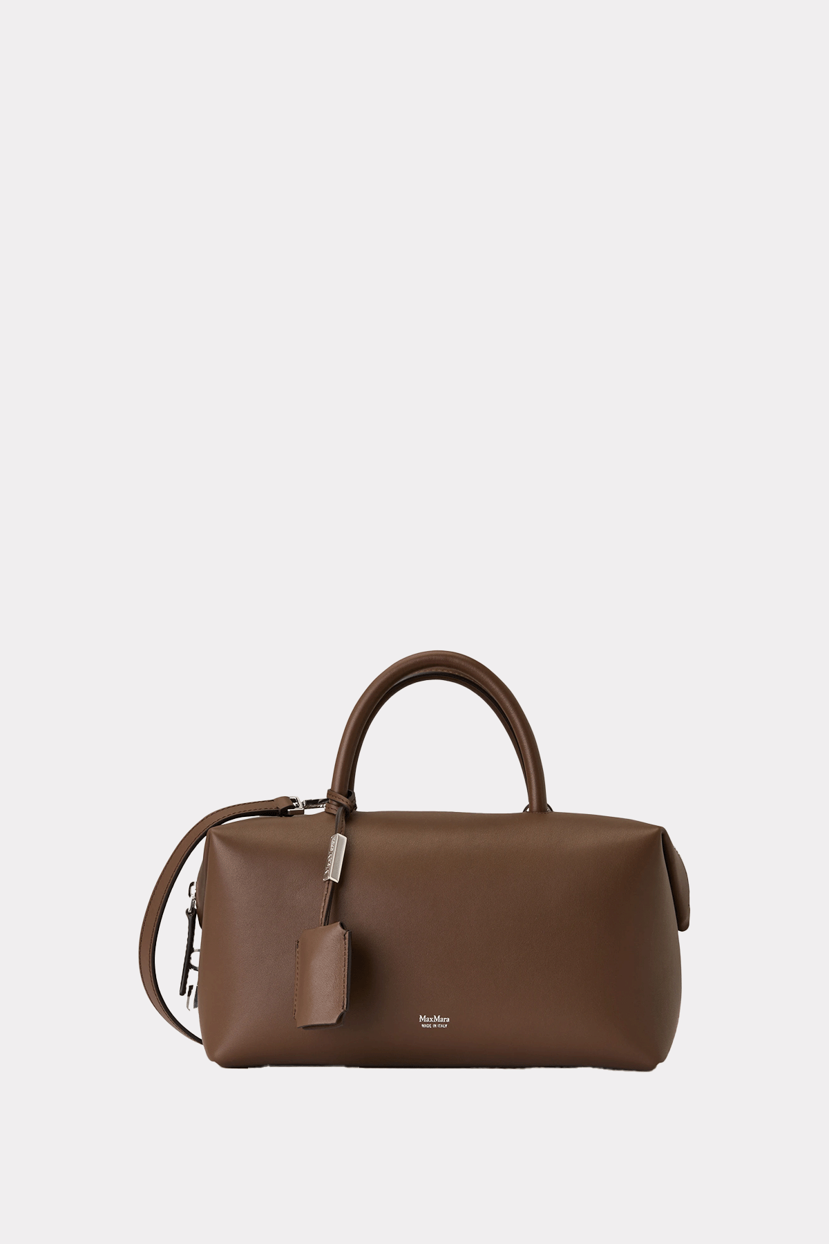 Boston Bag aus Naturleder in braun