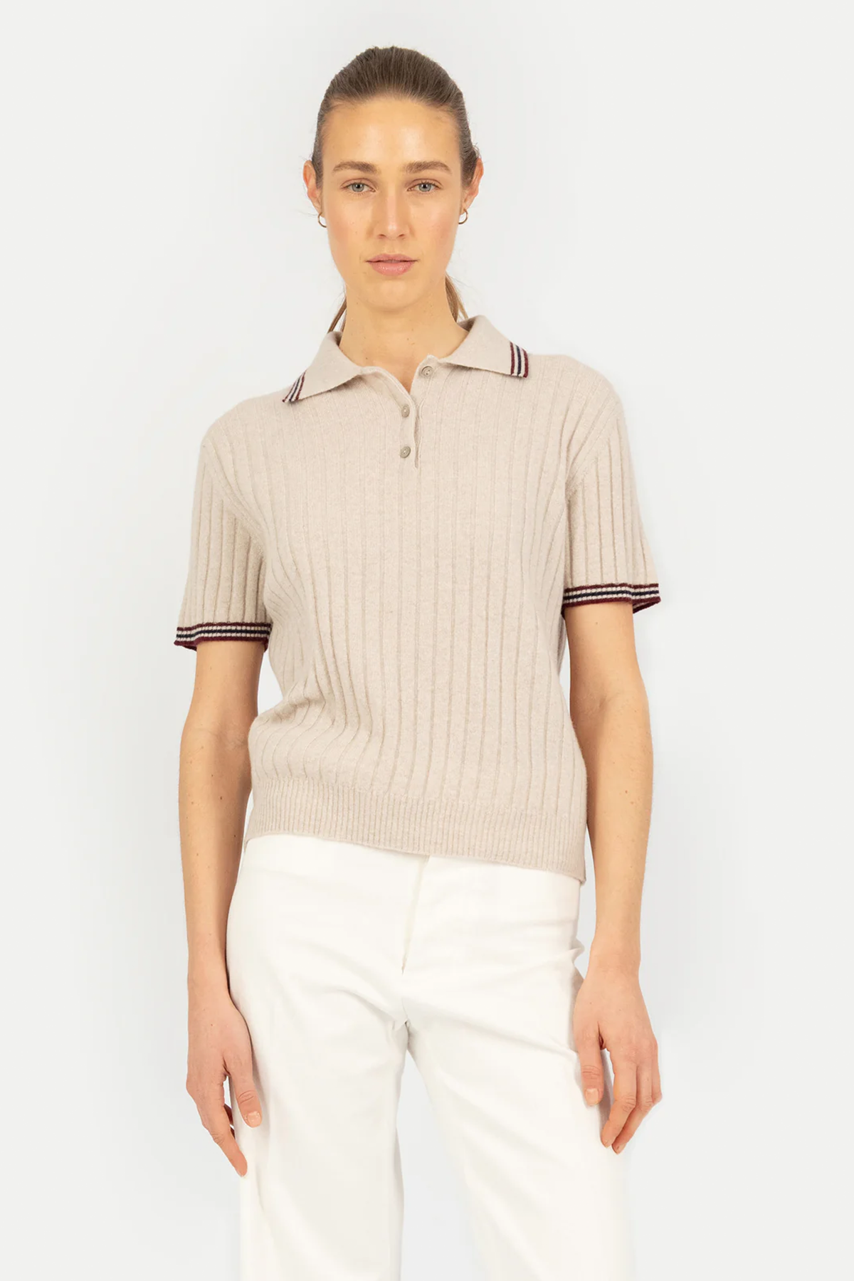 Poloshirt beige Anna V Berg - C.Wirschke Düsseldorf