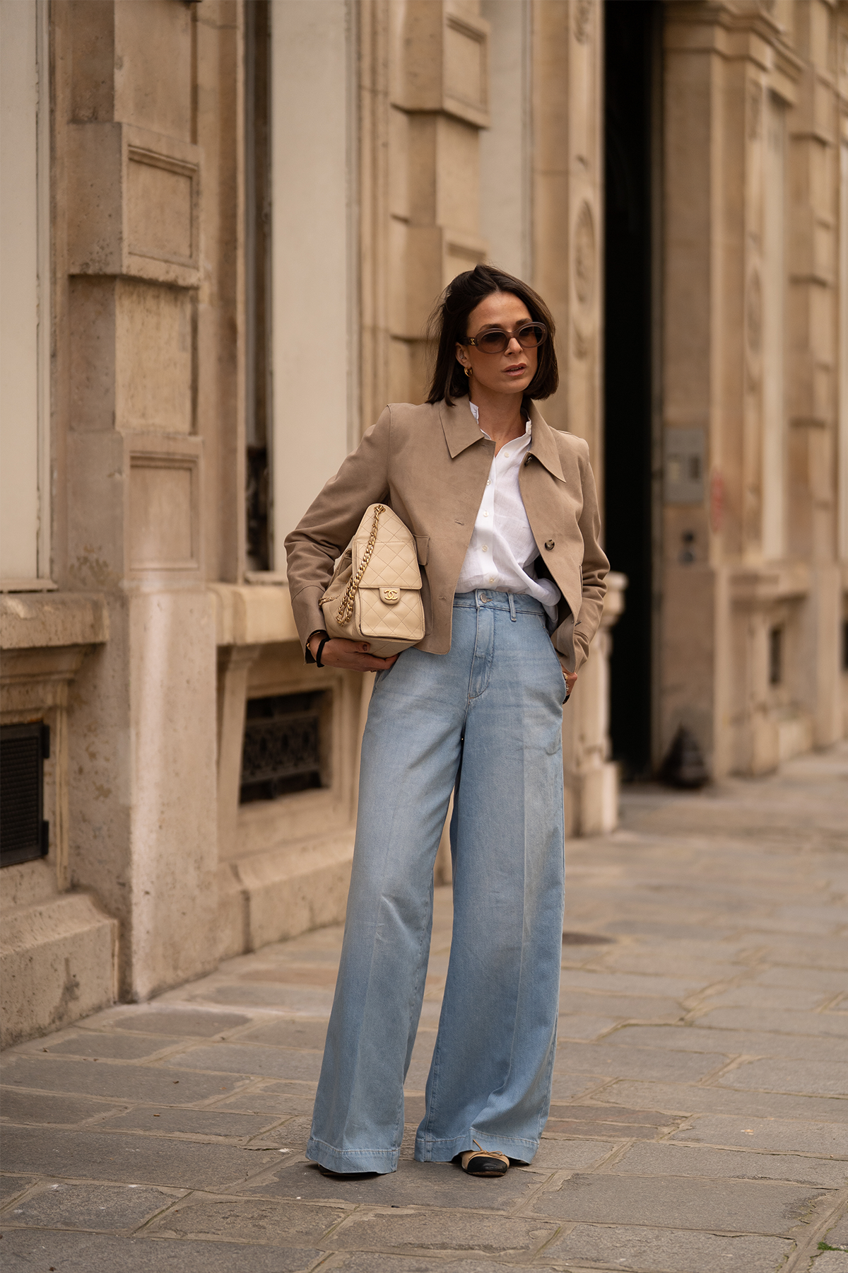 Rossi Jeans 'IVON' in hellblau aus Leinenmix I C.Wirschke Düsseldorf