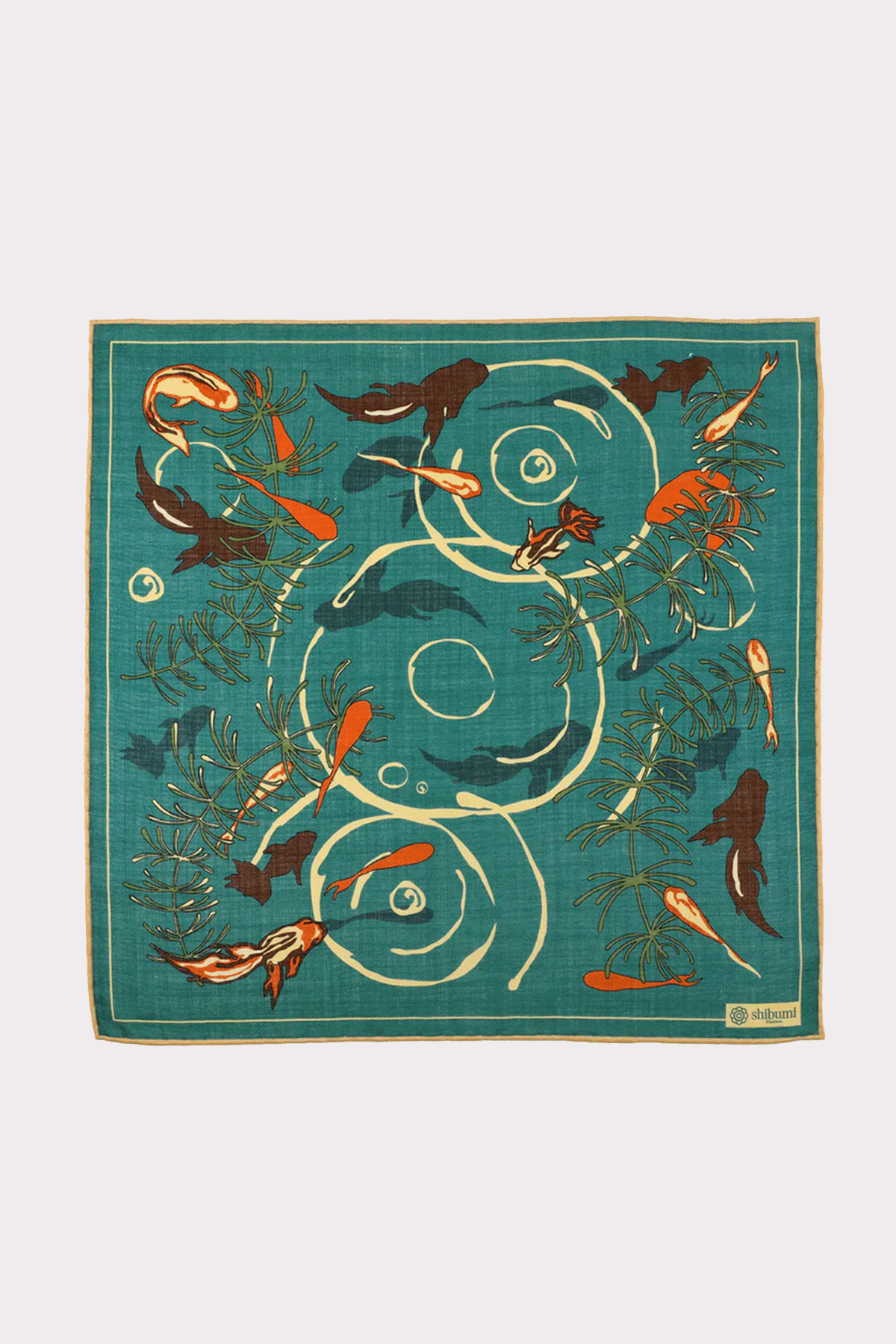 Einstecktuch in grün