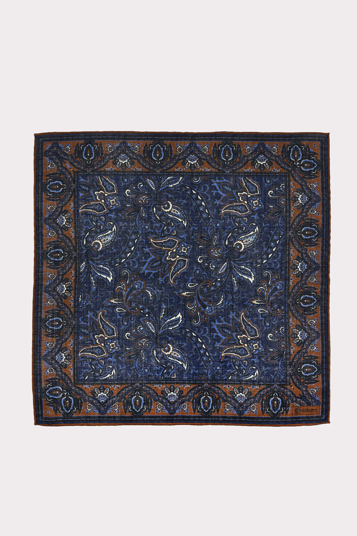 Einstecktuch in marine