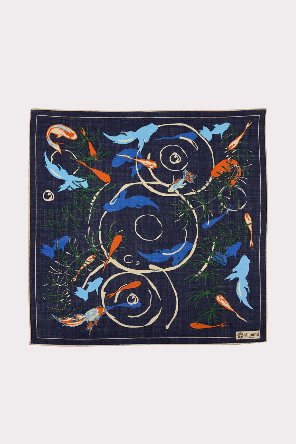 Einstecktuch in marine