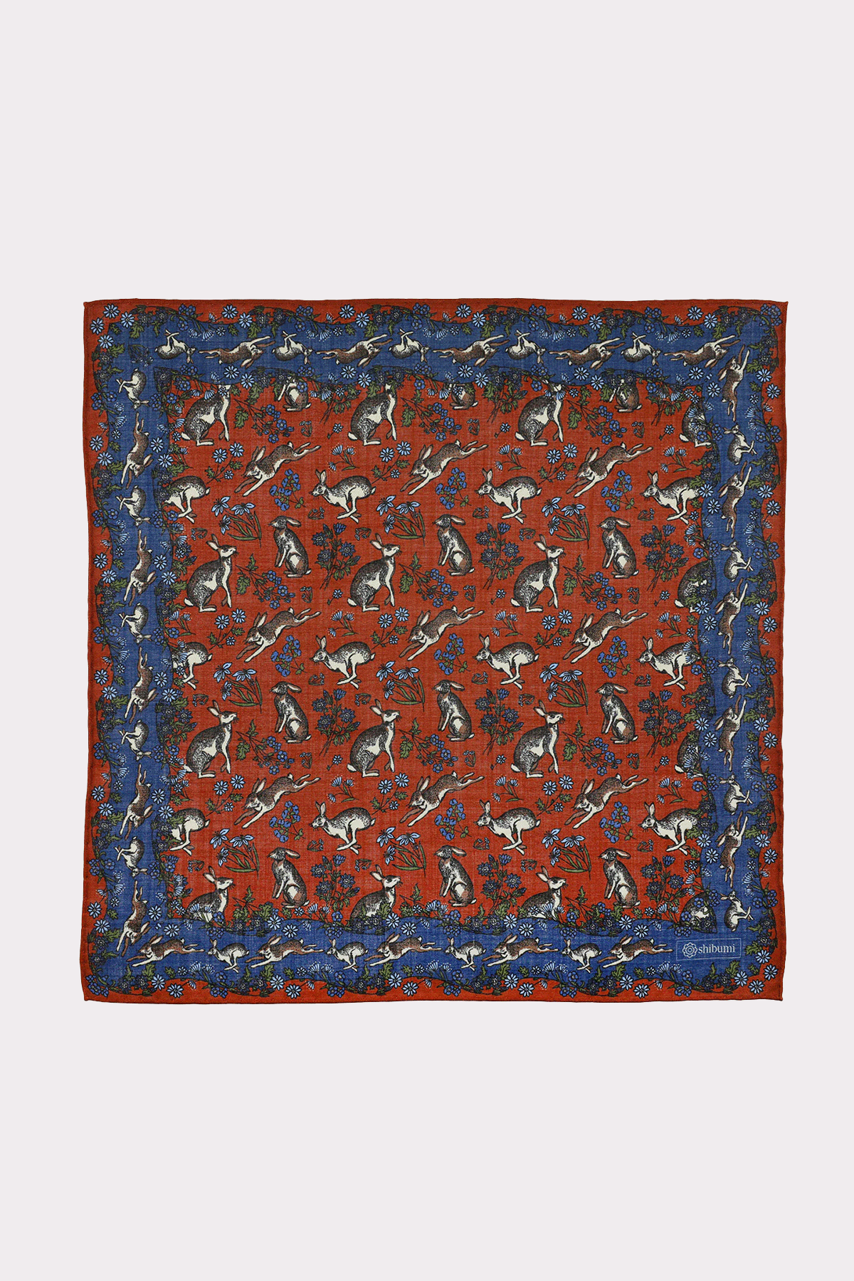 Einstecktuch in braun