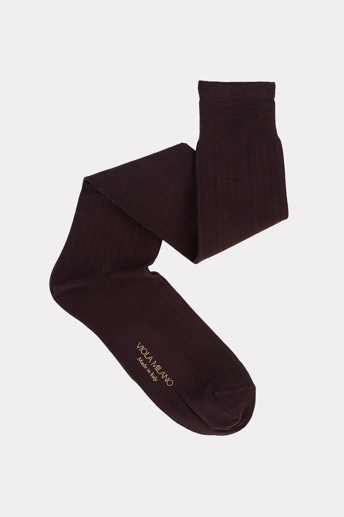 Knee socks in brown