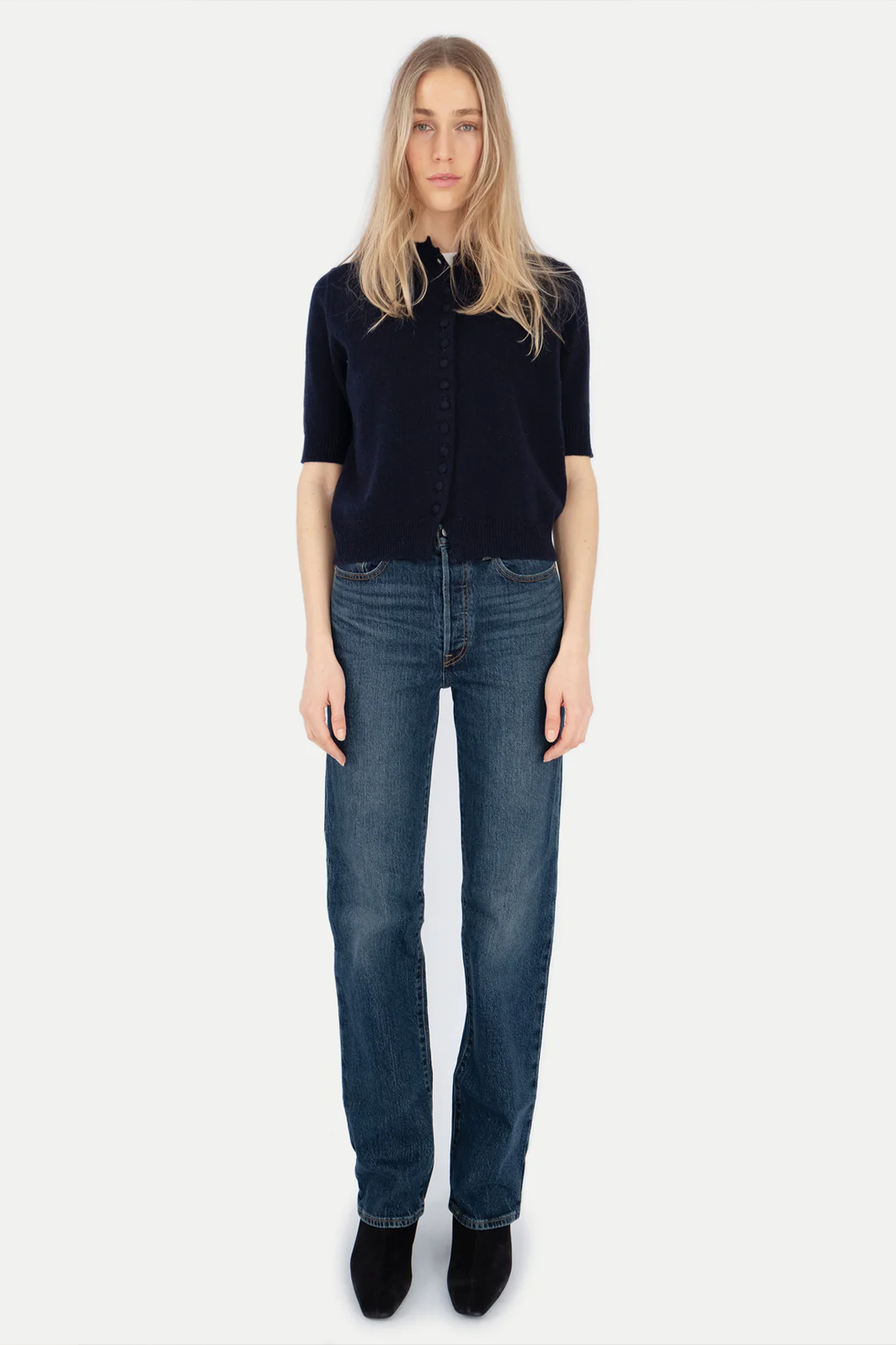 Strickjacke marine Anna V Berg - C.Wirschke Düsseldorf