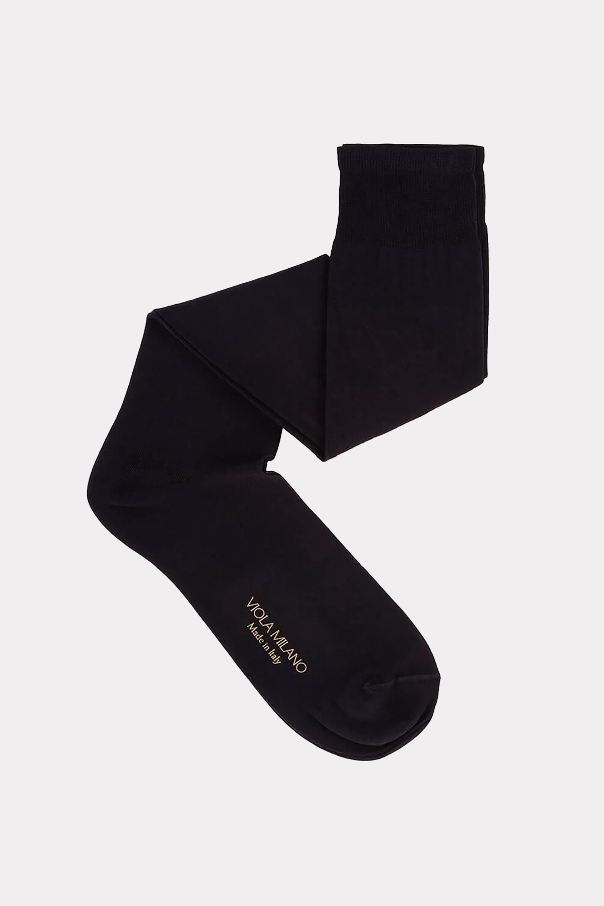 Knee socks in black