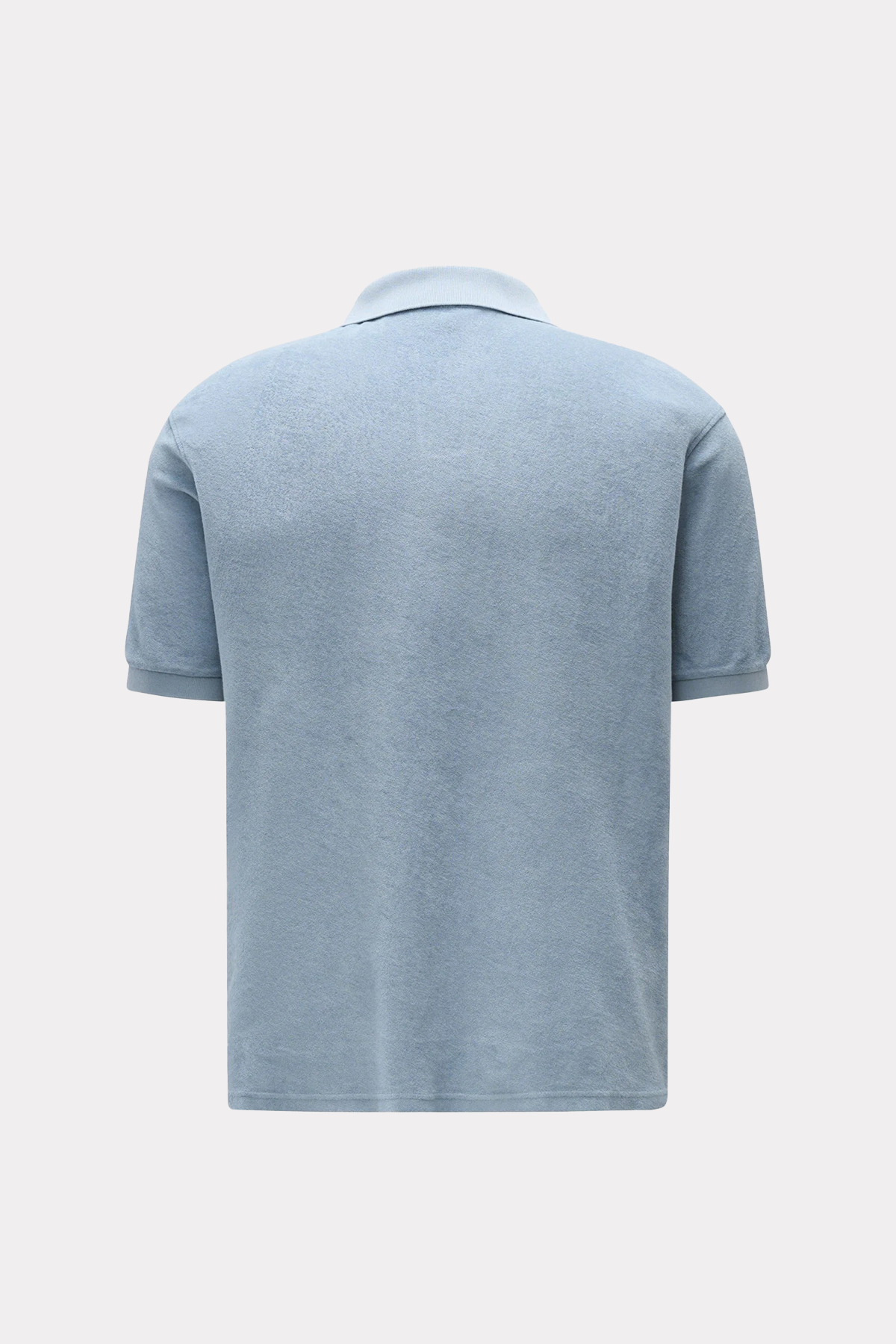 Frottee-Poloshirt 'Terry Johnny' in rauchblau