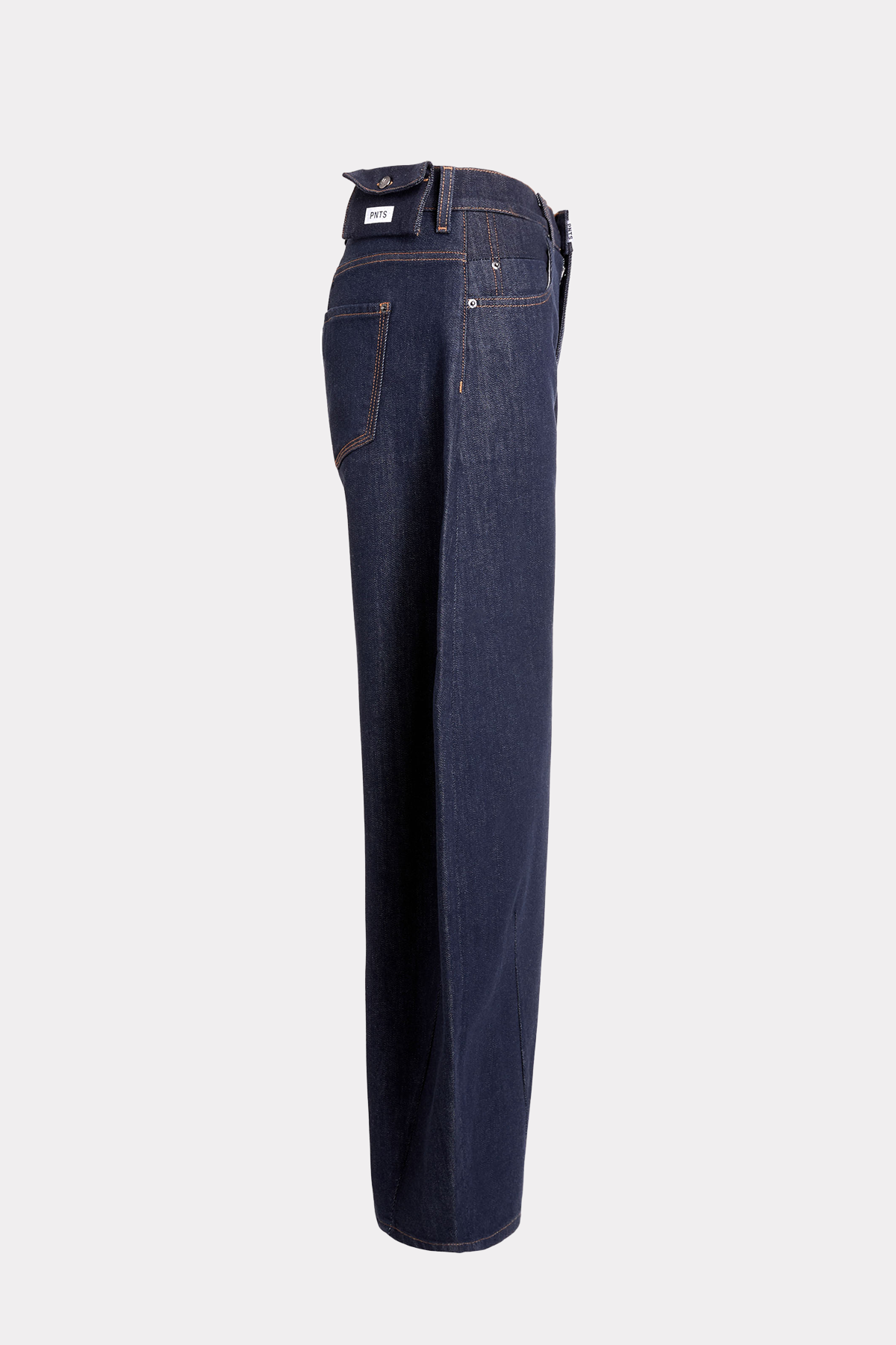 Jeans 'The O Shape extreme long' in dunkelblau