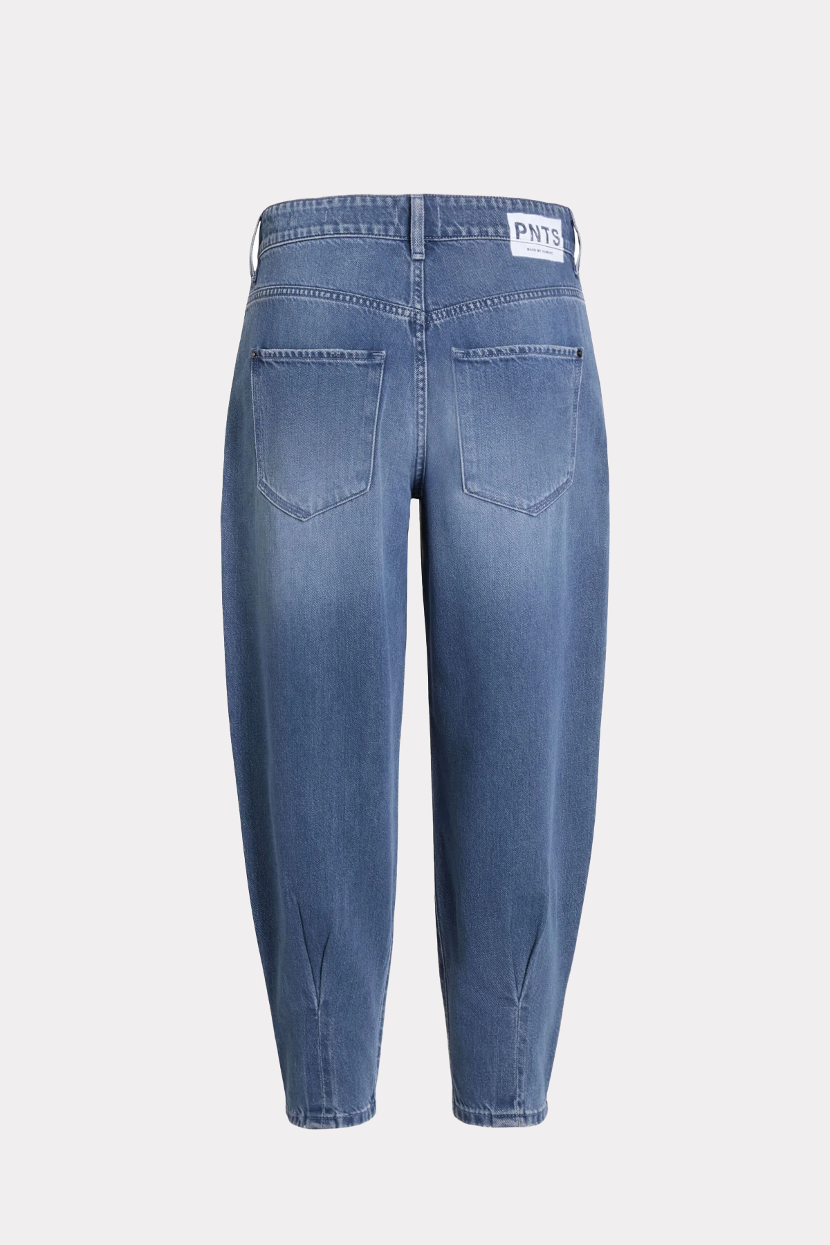Jeans 'The O Shape PLEAT' in mittelblau