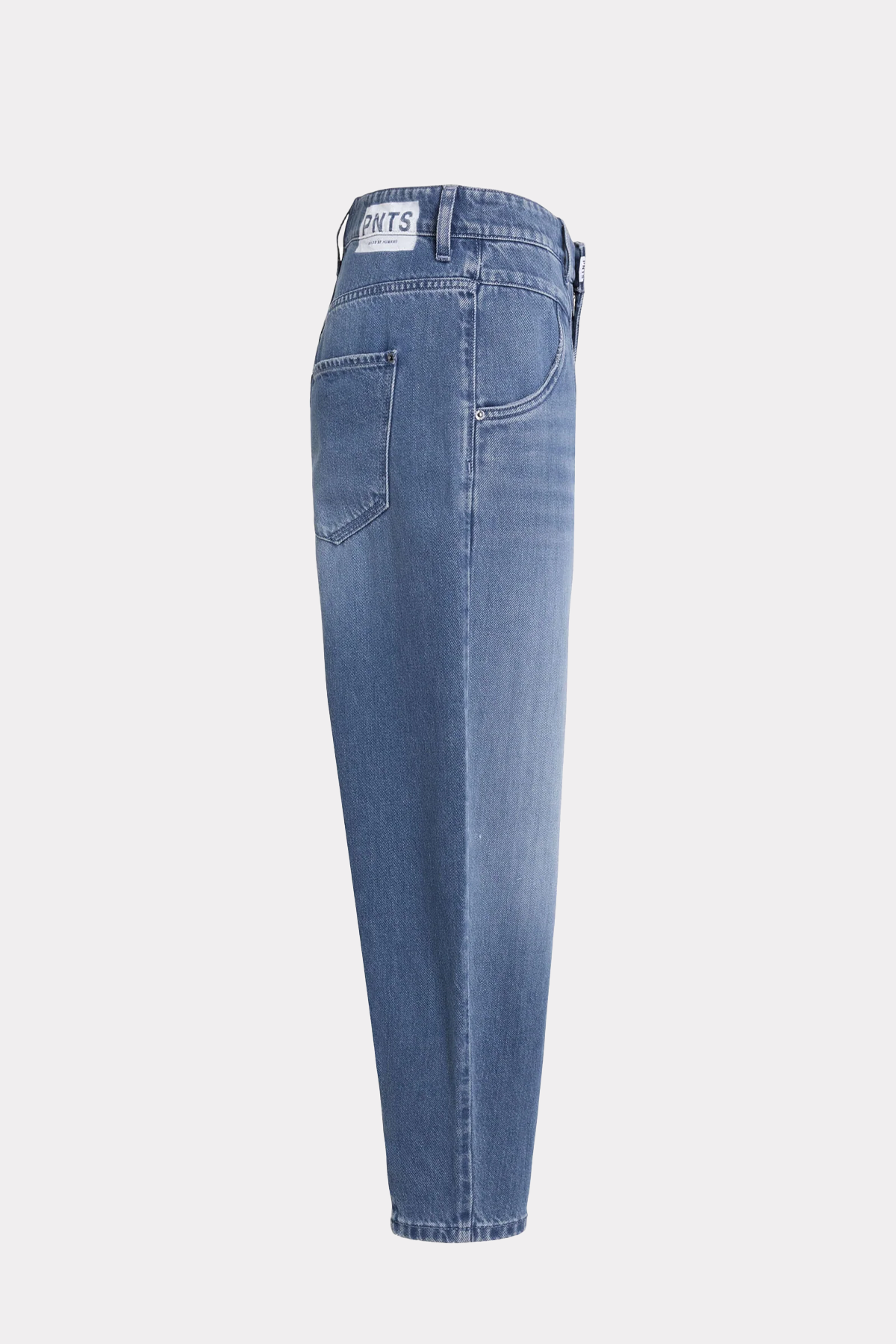 Jeans 'The O Shape PLEAT' in mittelblau