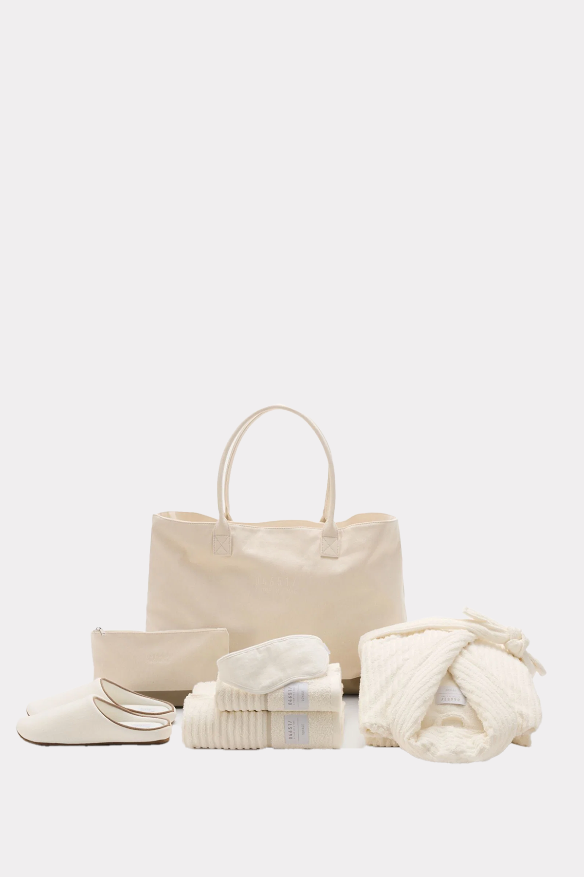 Voyage Set in creme/weiß