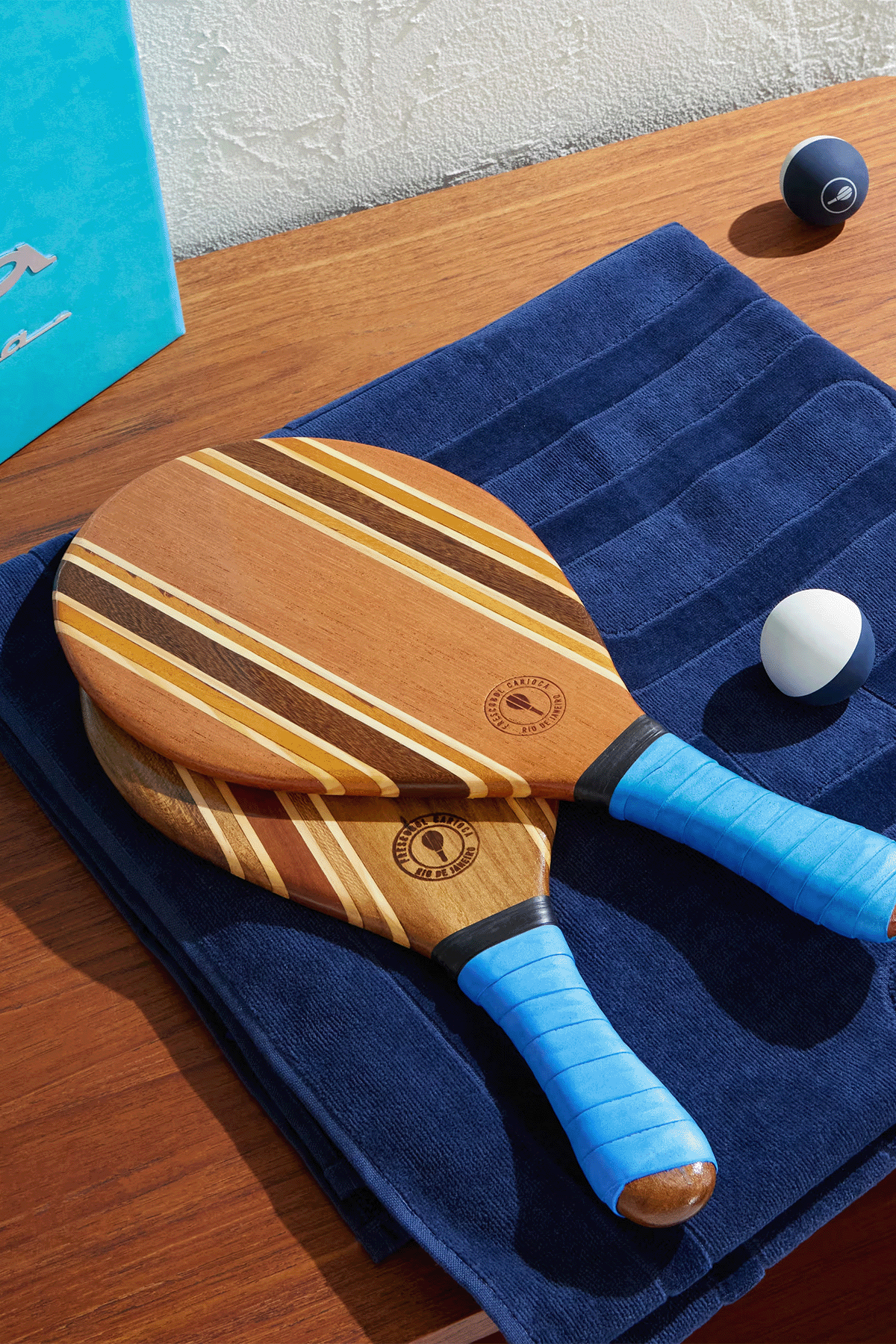 Strandtennis-Set in blau