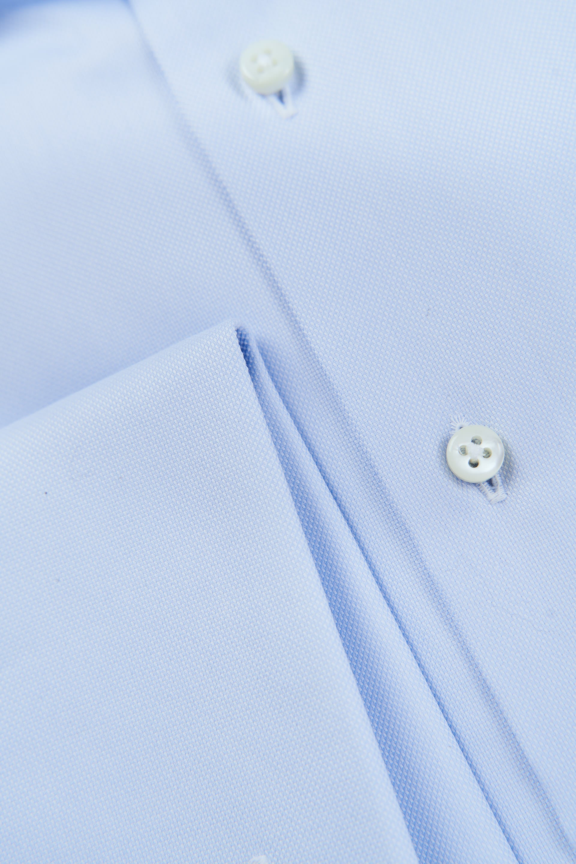 Oxford Hemd in hellblau mit Haifischkragen