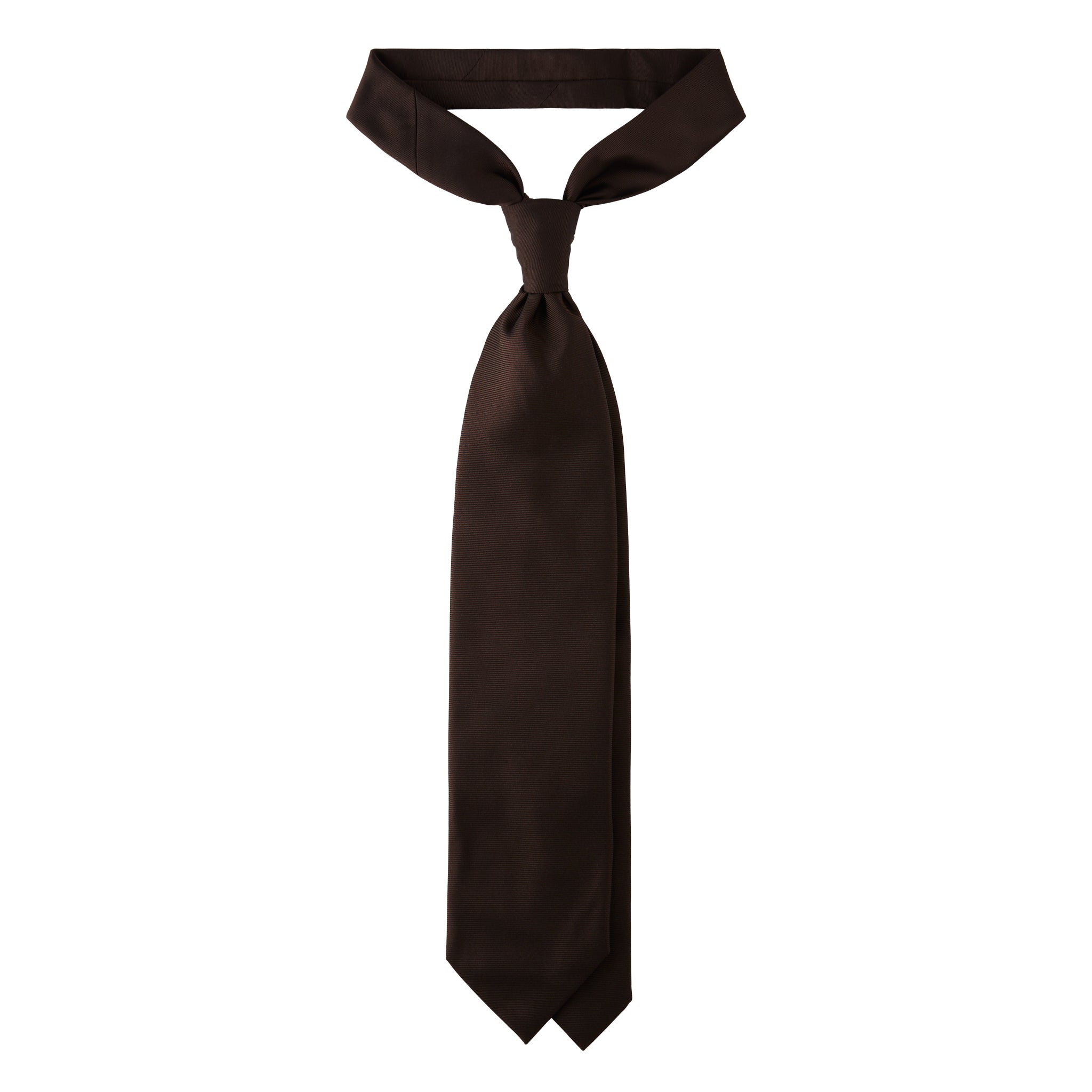 Tie in brown