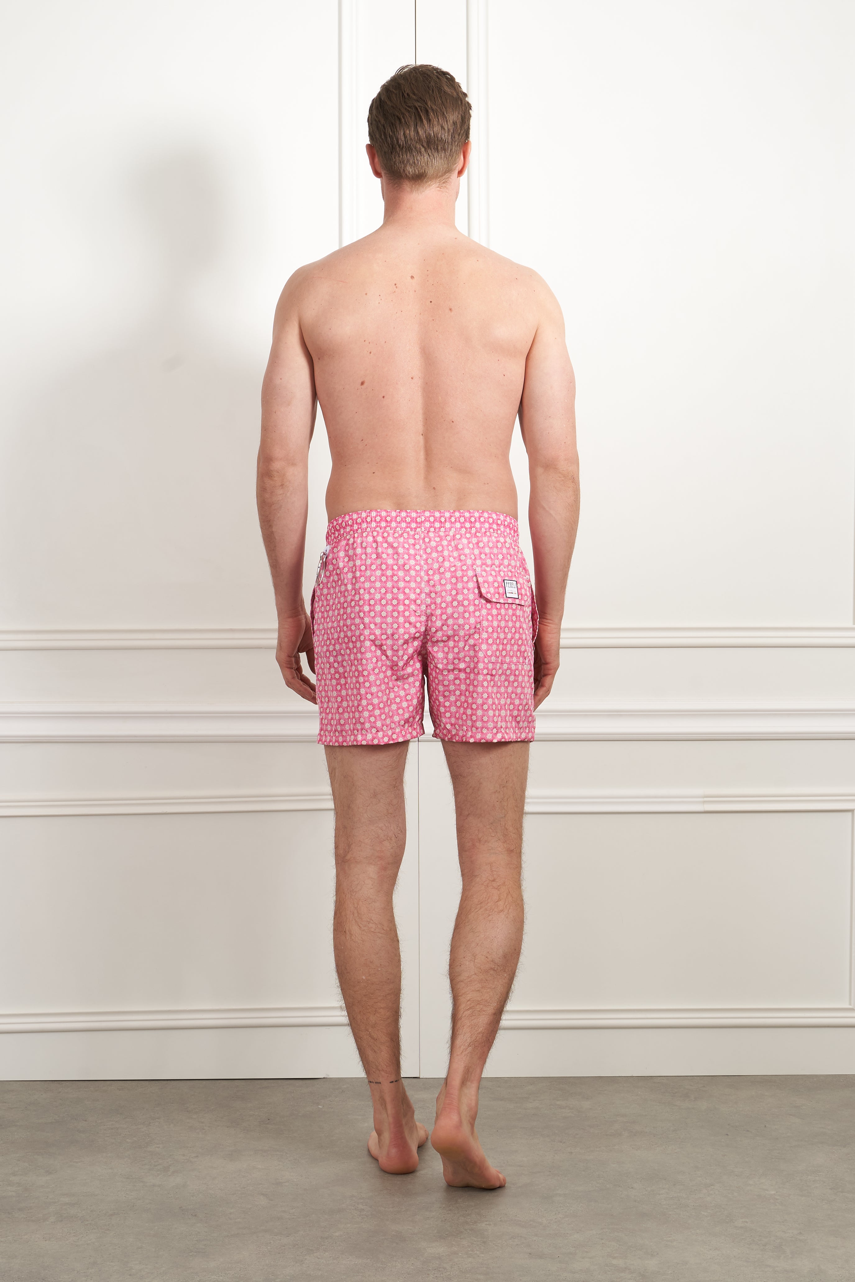 Swimming trunks in red