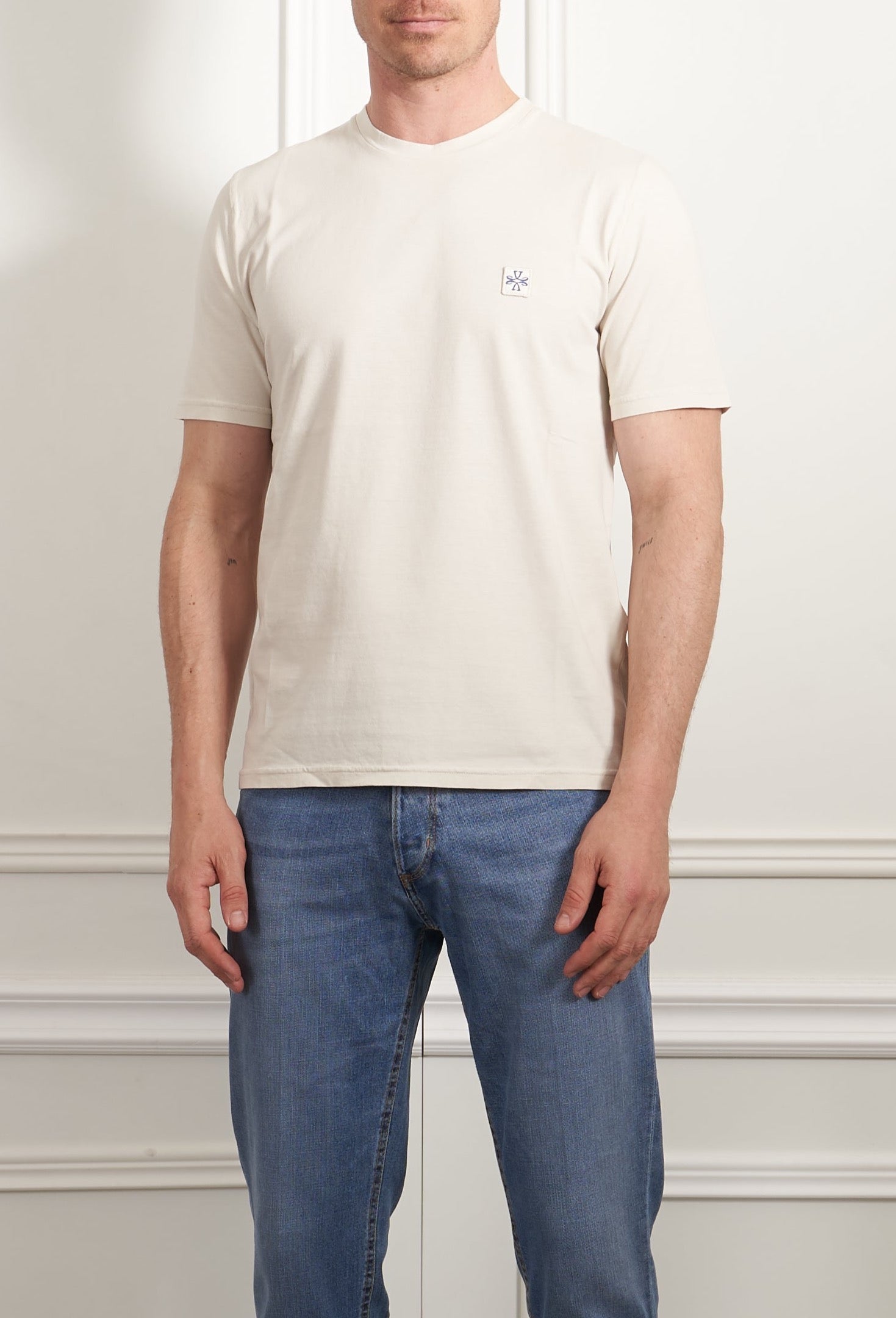 T-shirt in cream