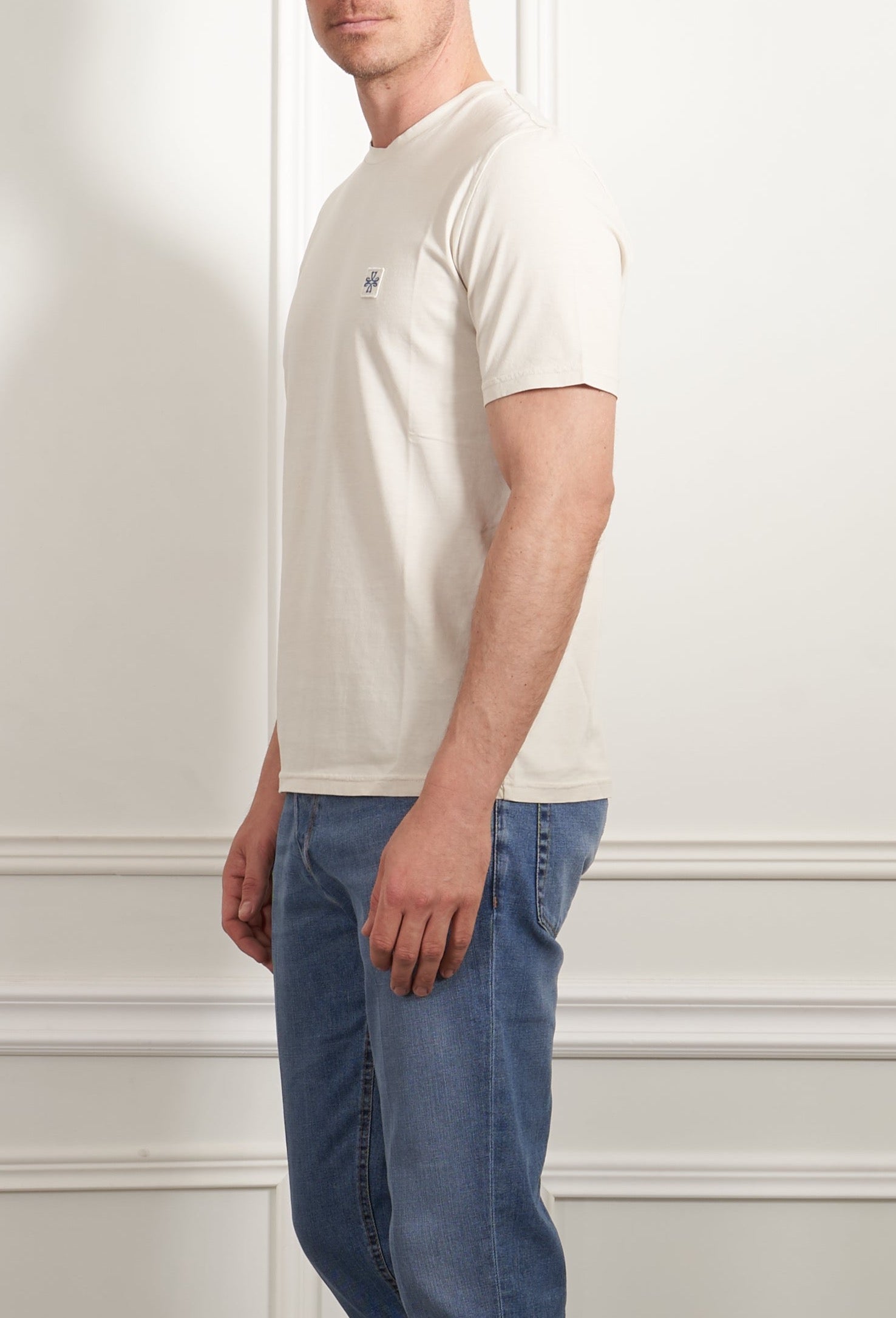 T-shirt in cream
