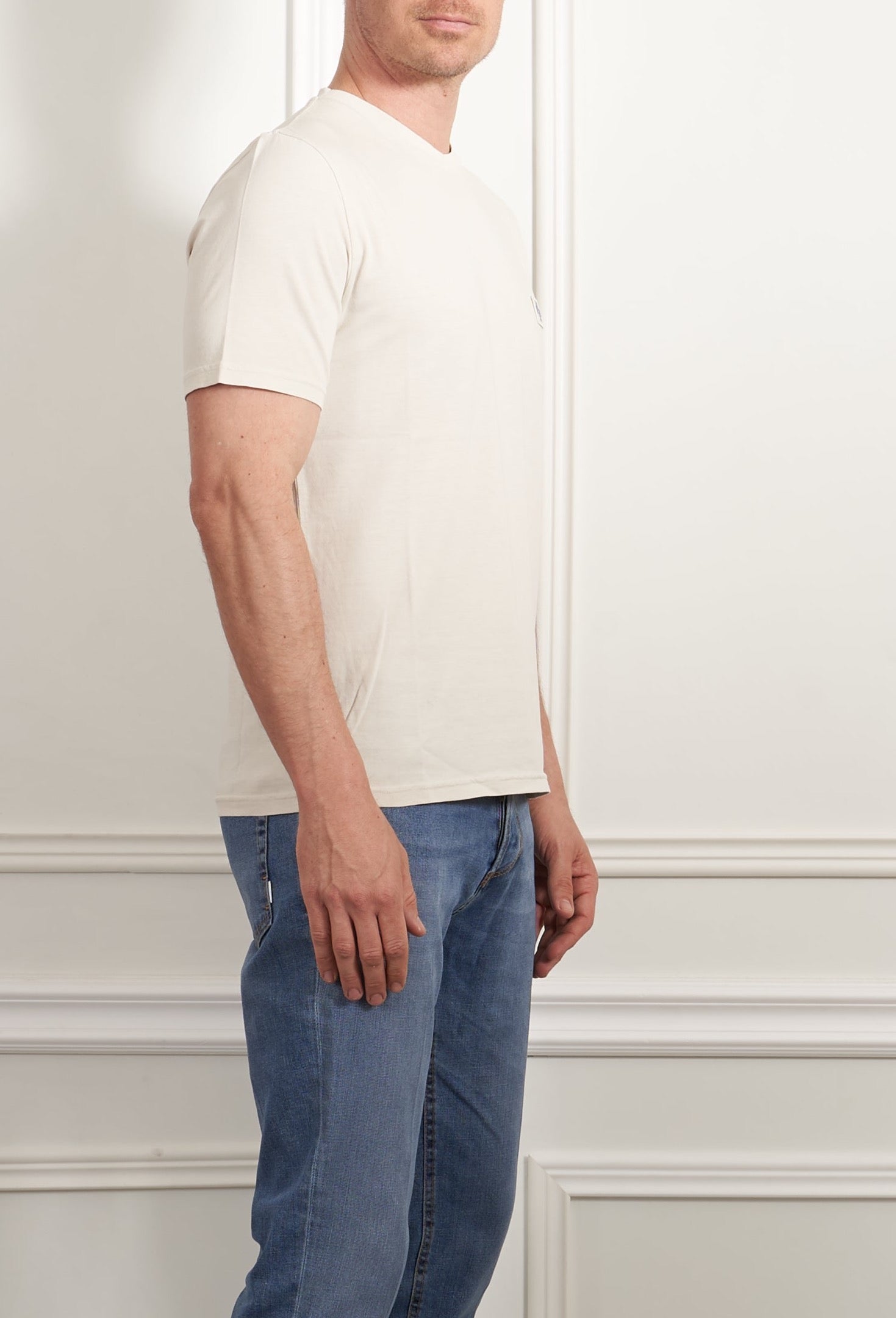 T-shirt in cream
