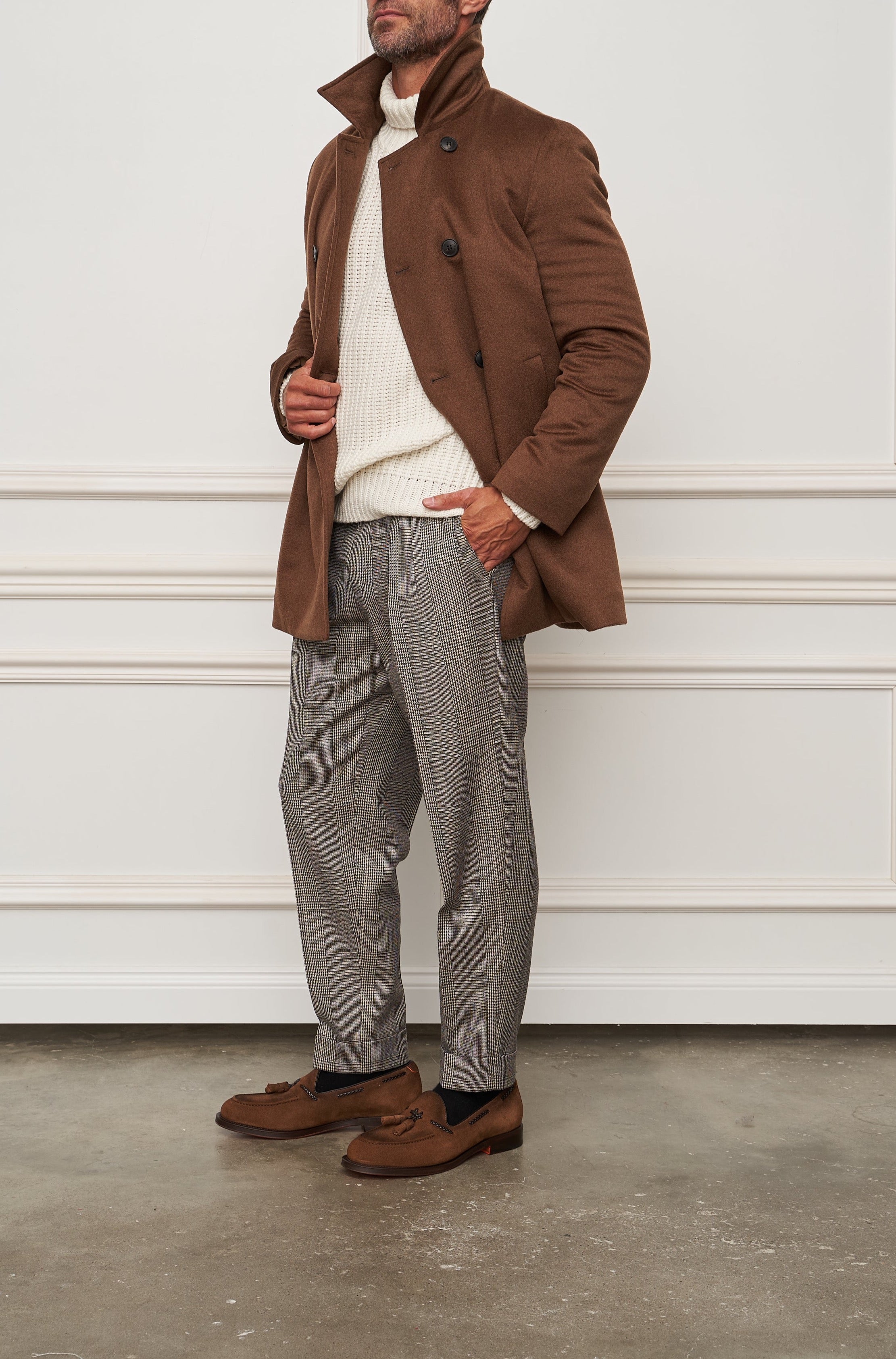 Jacke in braun
