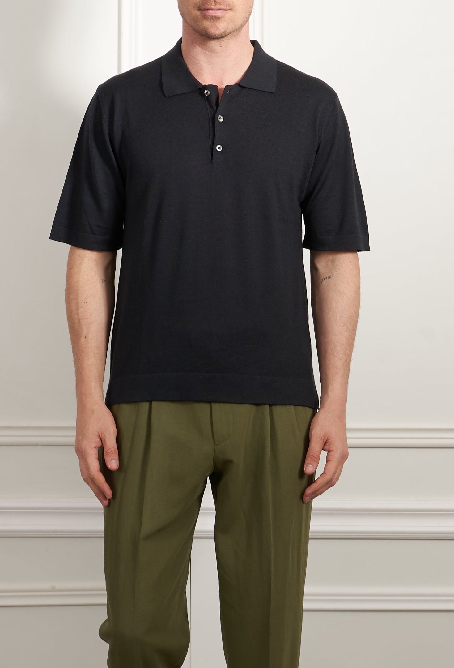 Polo shirt in navy