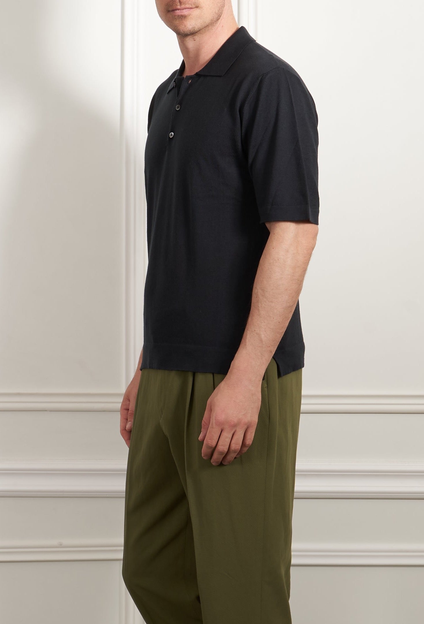 Polo shirt in navy